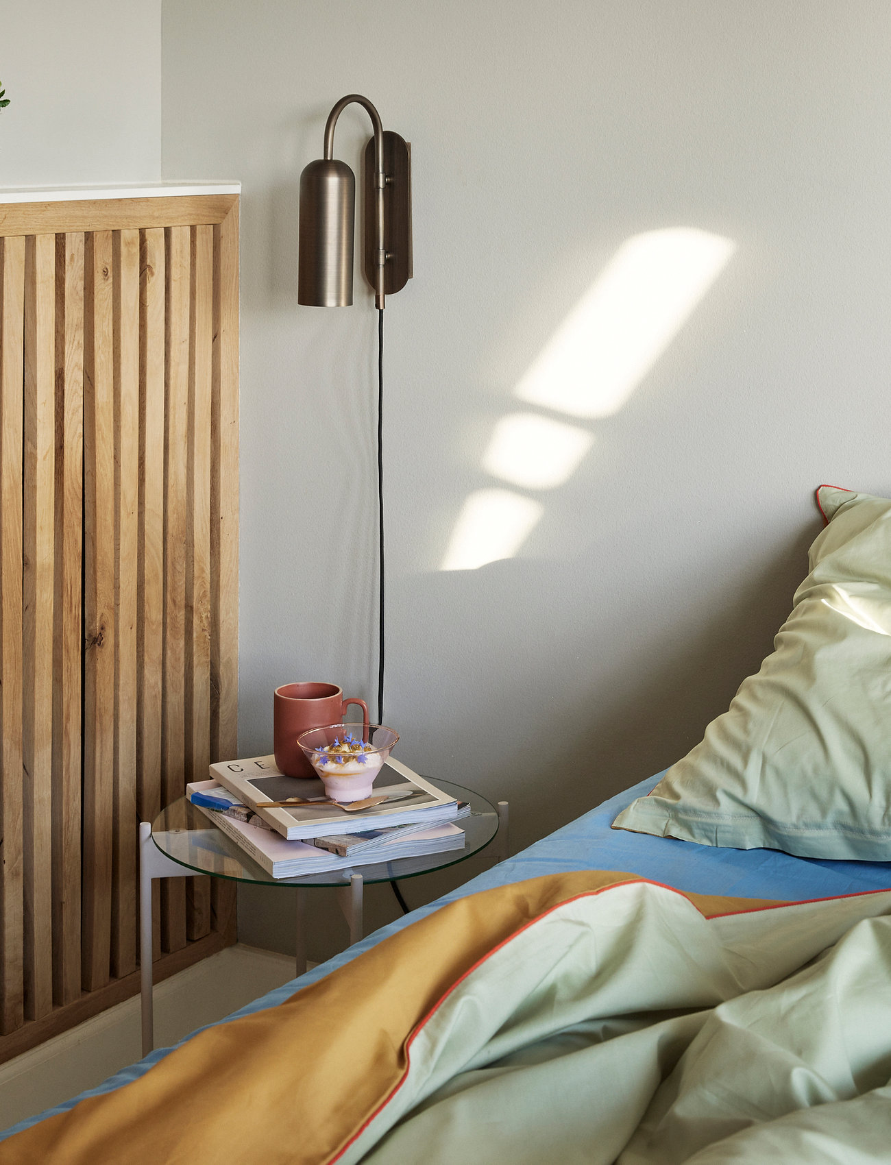 Hübsch Zenith Væglampe, One Size, Lamps, Braun - Wall Homeware