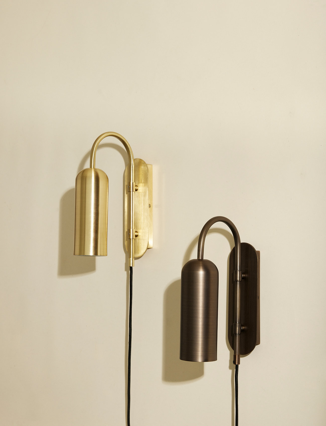 Hübsch - Zenith Wall Lamp - wandleuchten - braun - 2