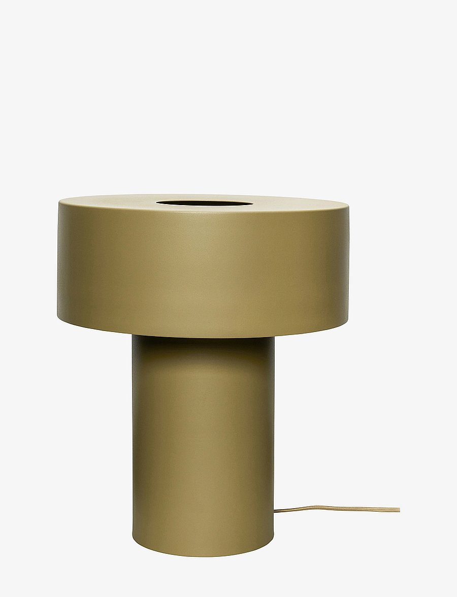 Hübsch - Aki Table Lamp - schreibtisch- & tischlampen - green - 1