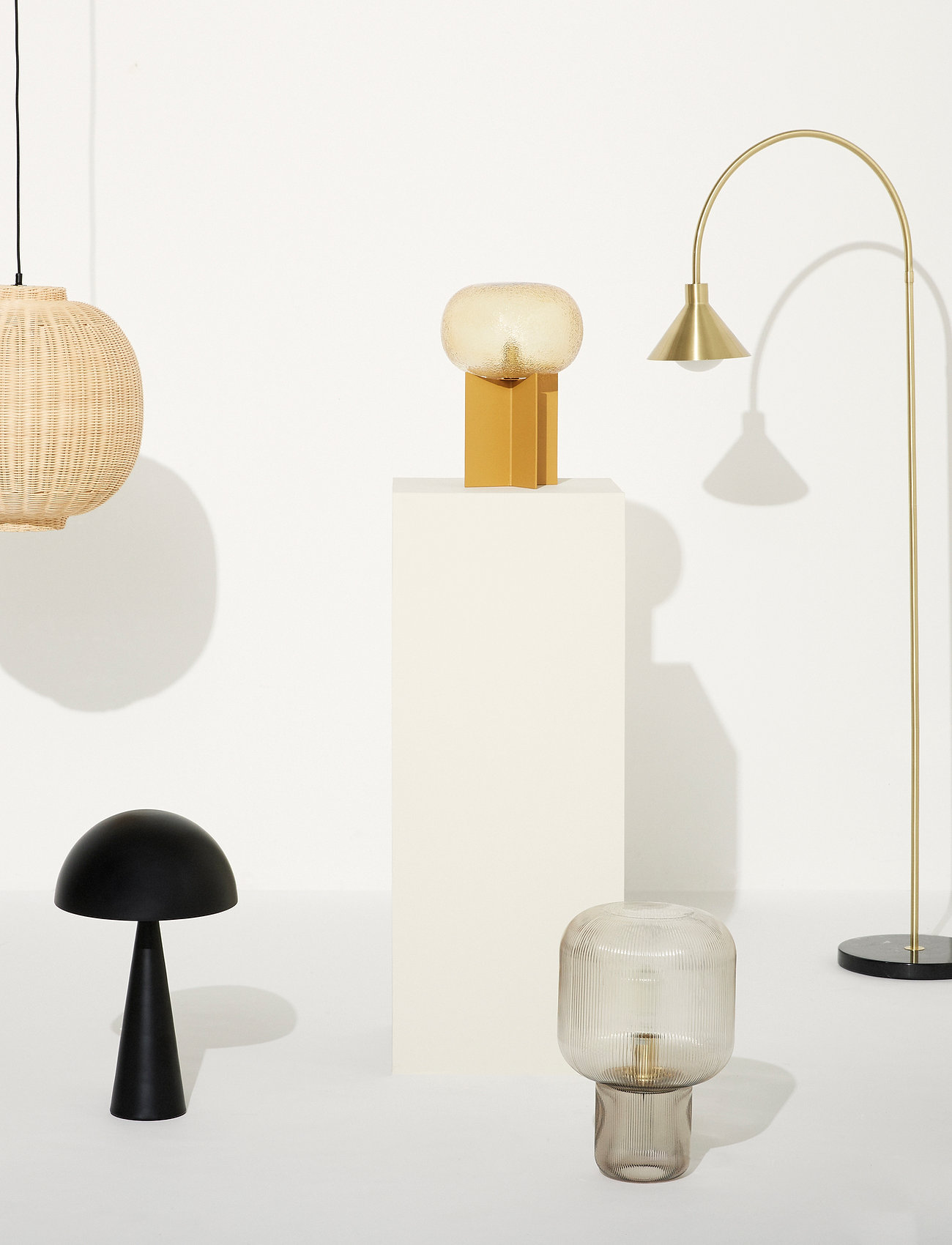 Hübsch - Aki Table Lamp - fönsterlampor - green - 5