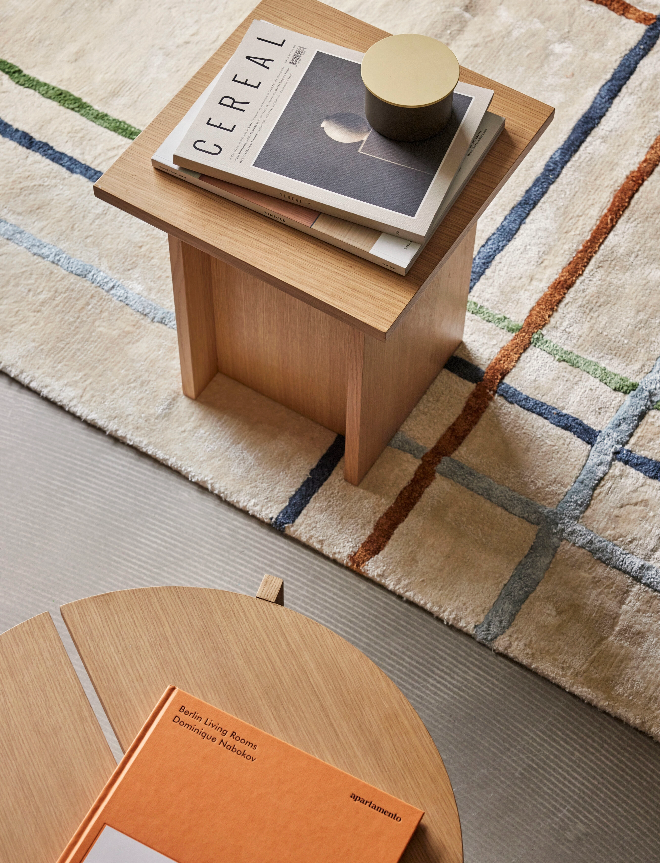 Hübsch District Opbevaringskasse, One Size, Storage, Braun - Office Homeware