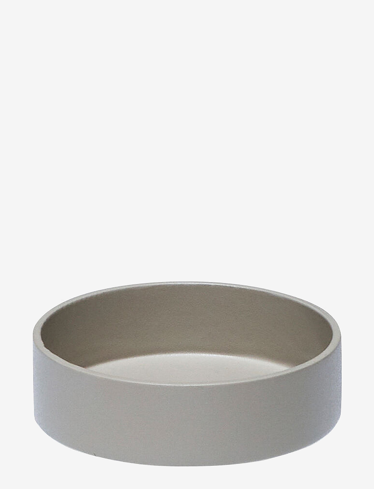 Hübsch - District Storage Tray Round - light grey - 0