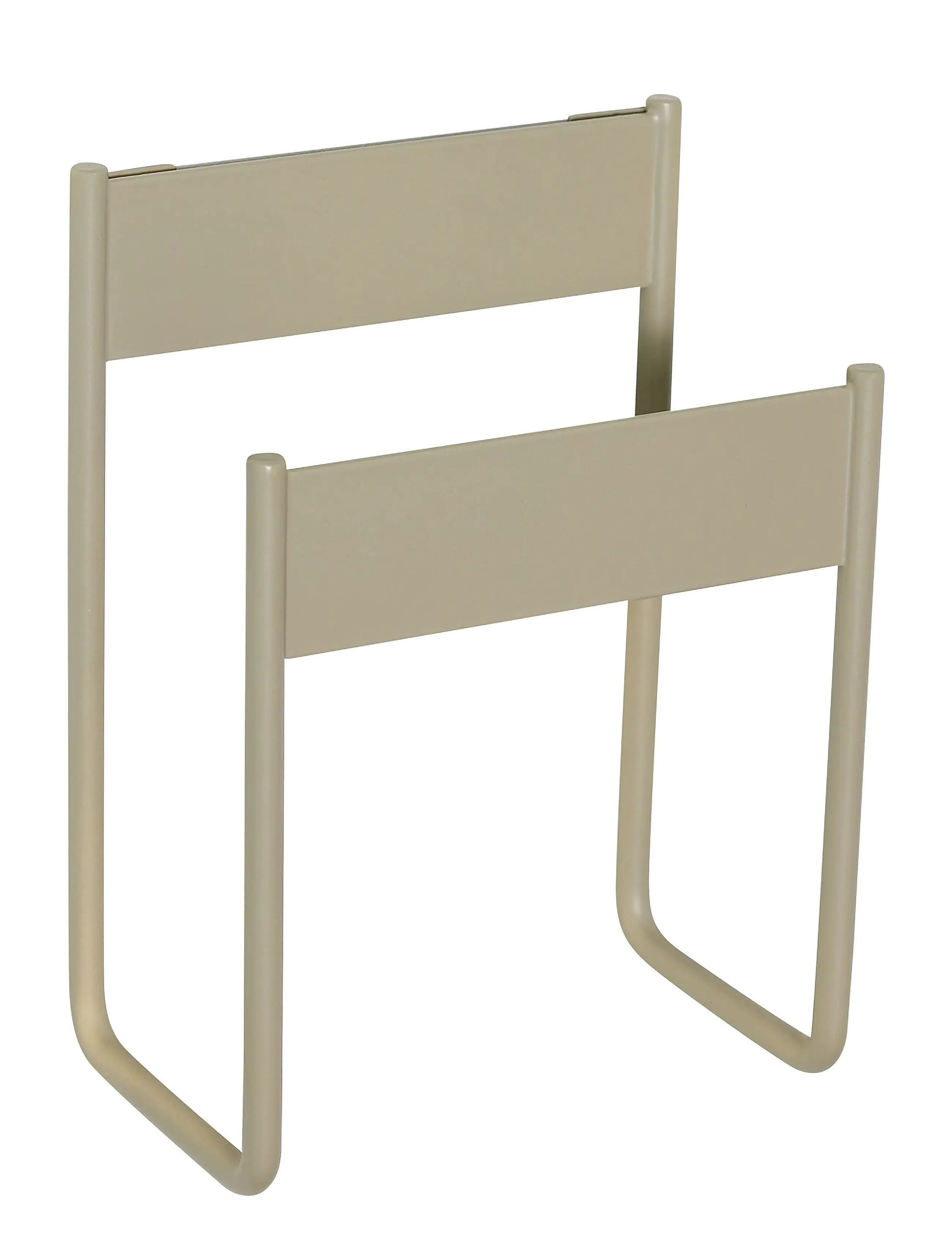 Hübsch - Inbetween Magazine Holder - Žurnālu turētāji - light grey - 2