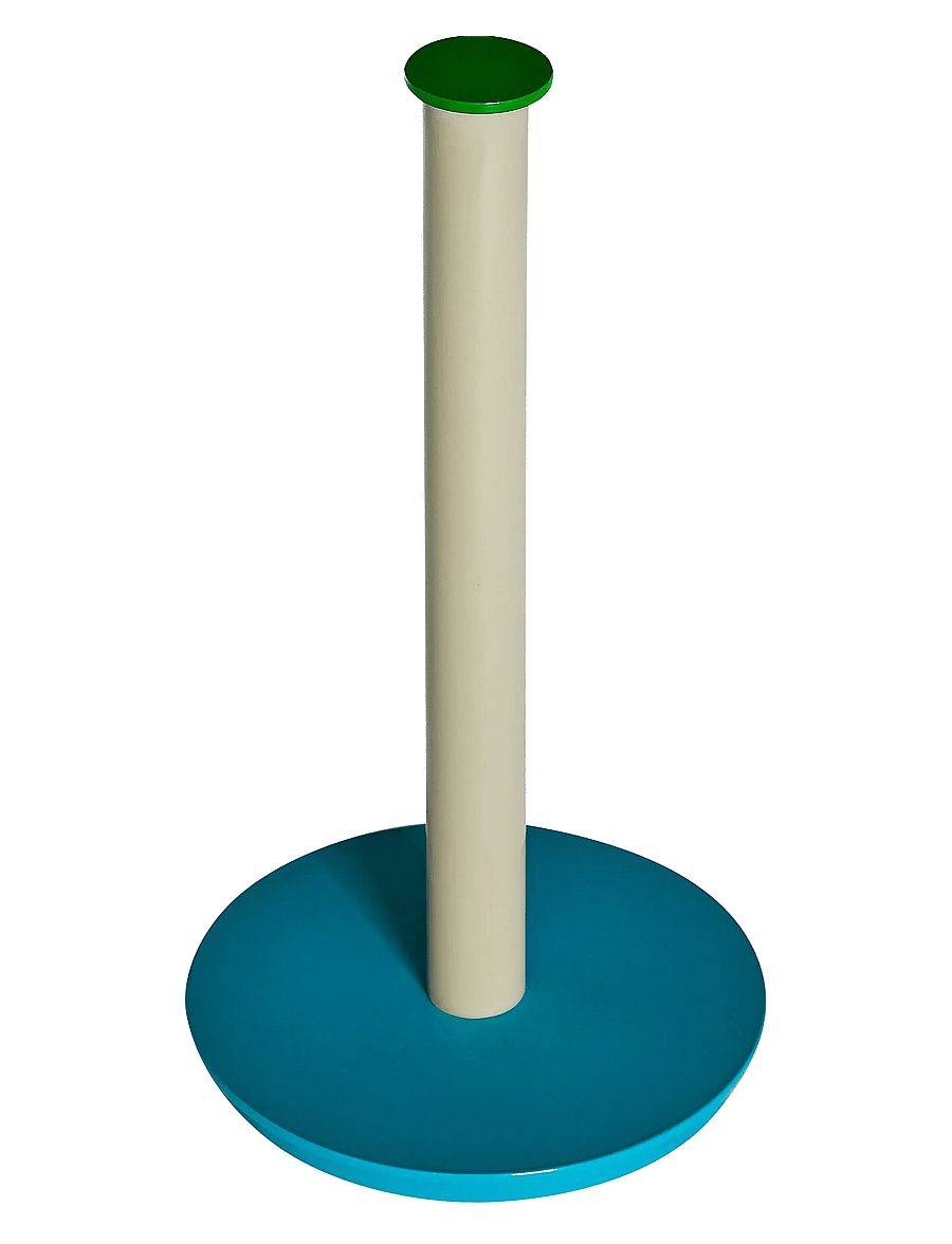 Hübsch - Play Kitchen Roll Holder - küchenrollenhalter - blue,green,grey - 2