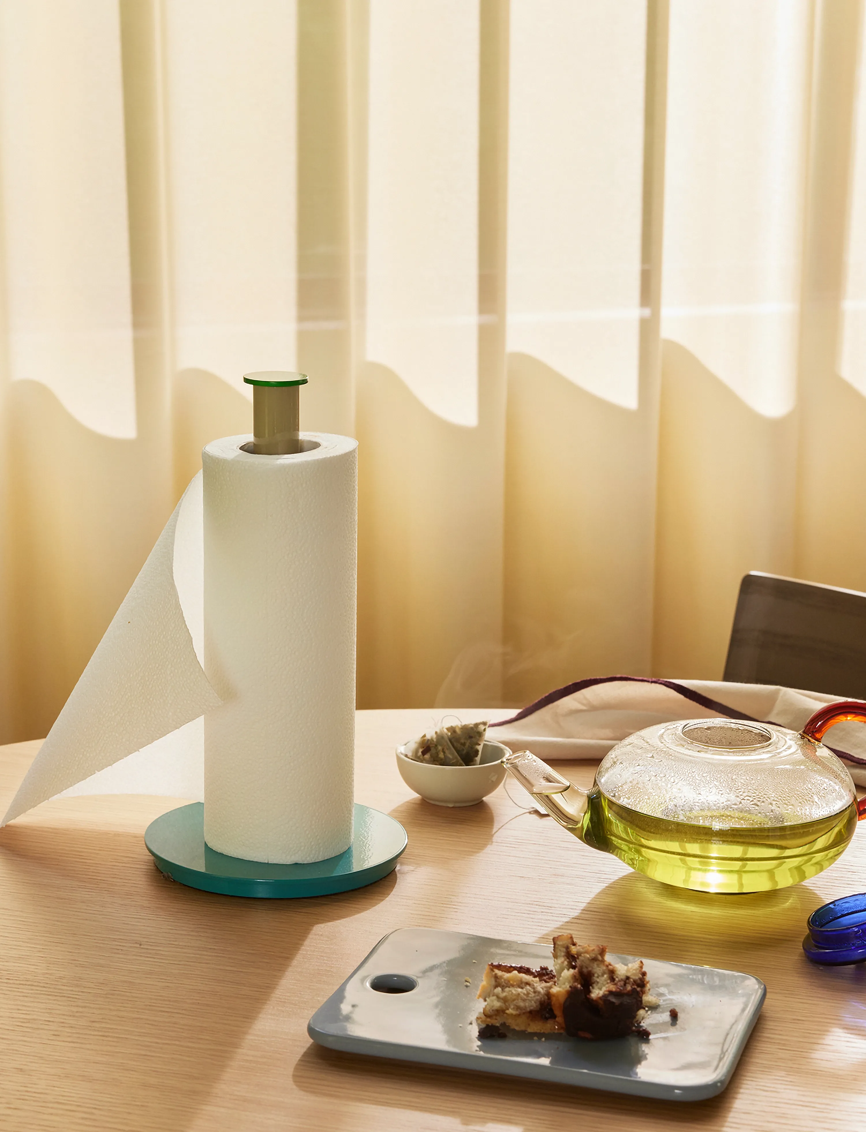 Hübsch Play Kitchen Roll Holder, 15X28 cm, Kitchen, Mehrfarbig/gemustert - Household Paperholder, Homeware