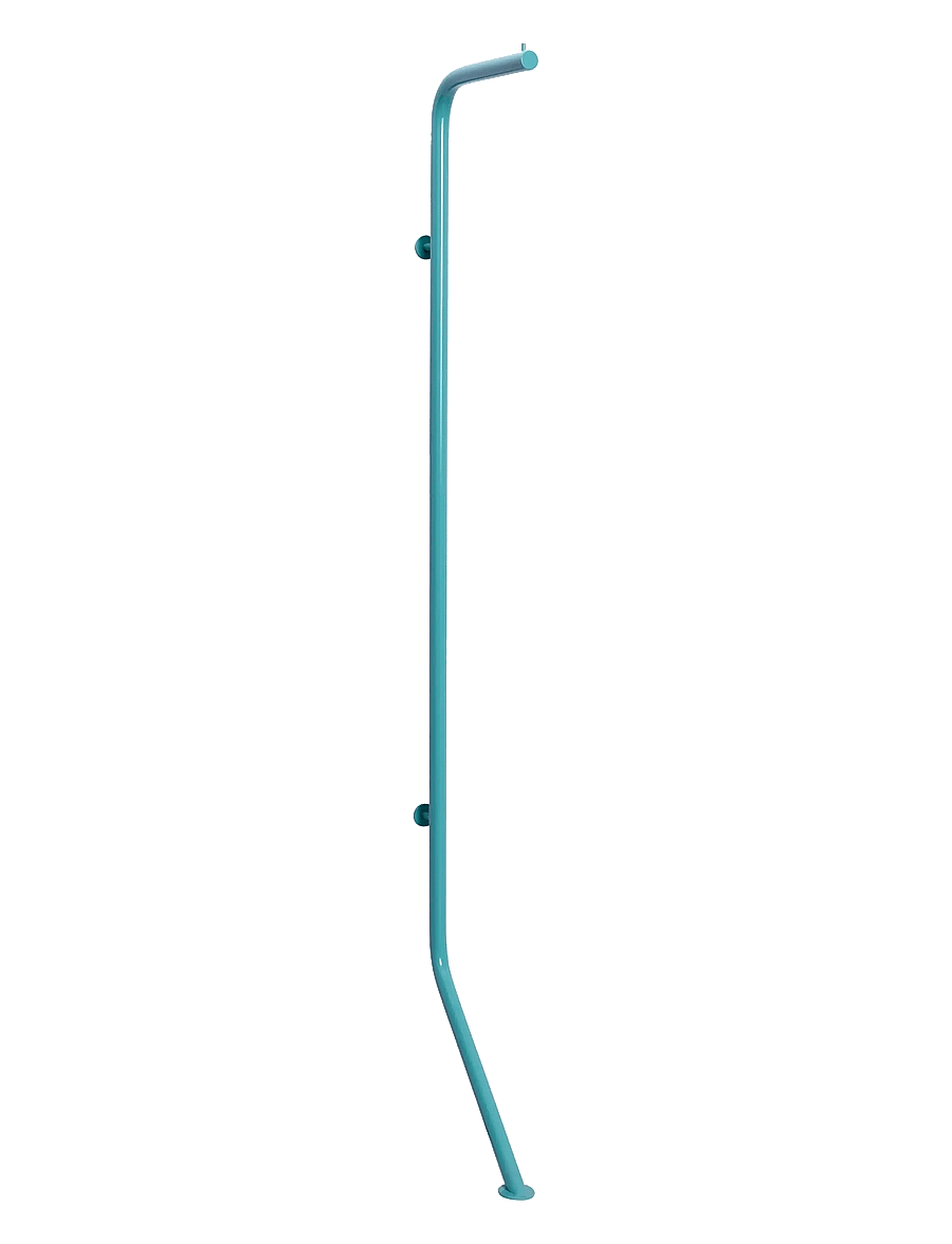 Hübsch - Bend Clothing Rack Blue - kleiderhaken und ständer - blue - 1