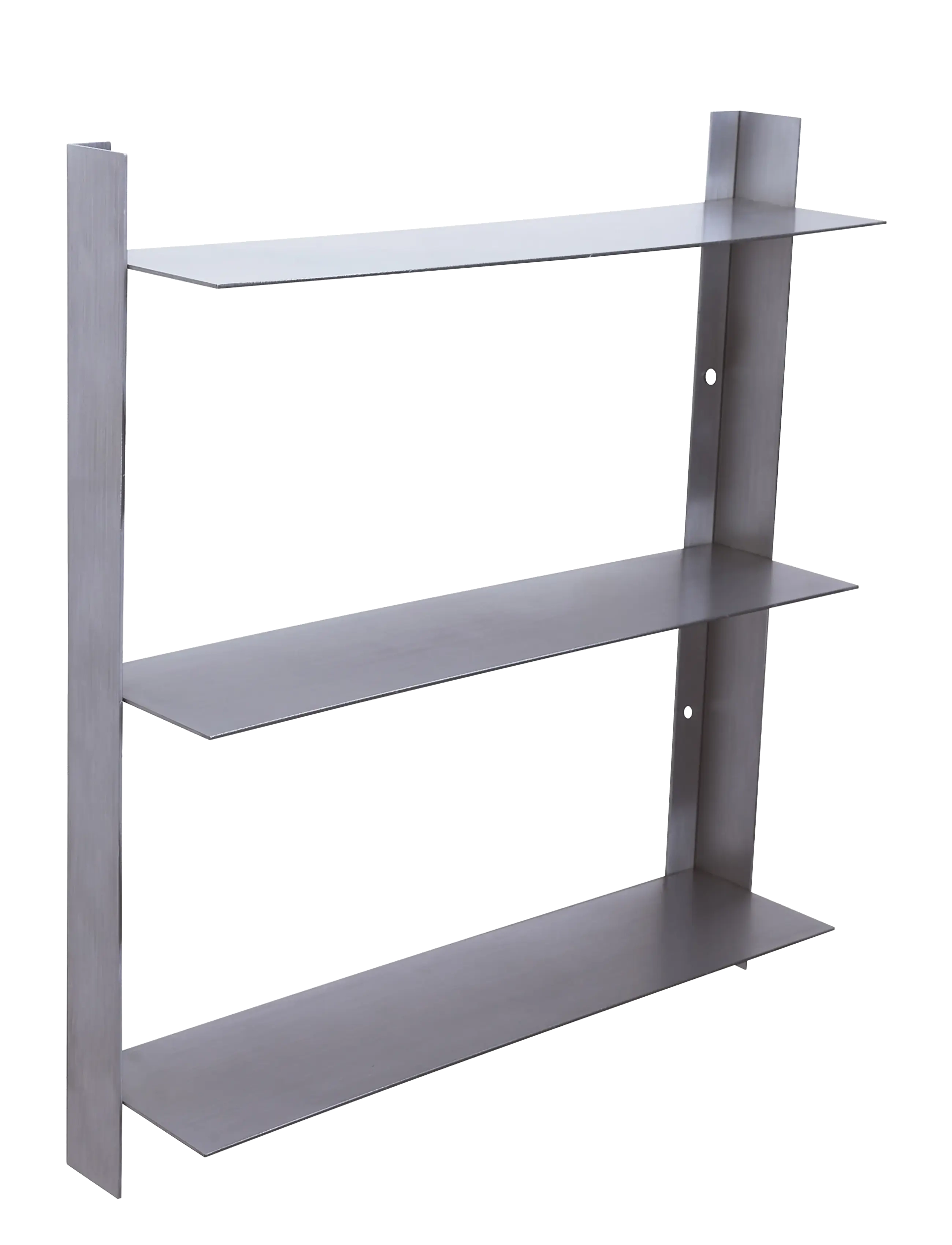 Hübsch - Acier-hylly, pieni, nikkeli - hyllyt ja säilytys - brushed nickel - 2