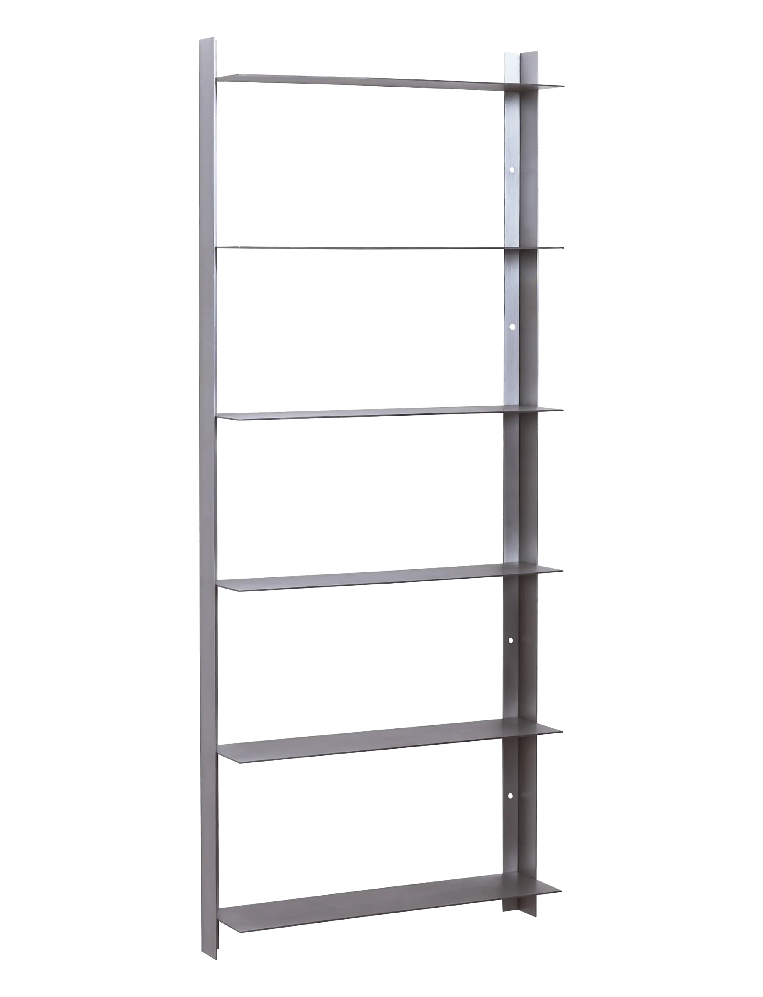 Hübsch Acier Shelf Large Nickel, Hylde, Sølv, Str: 41X11X100CM