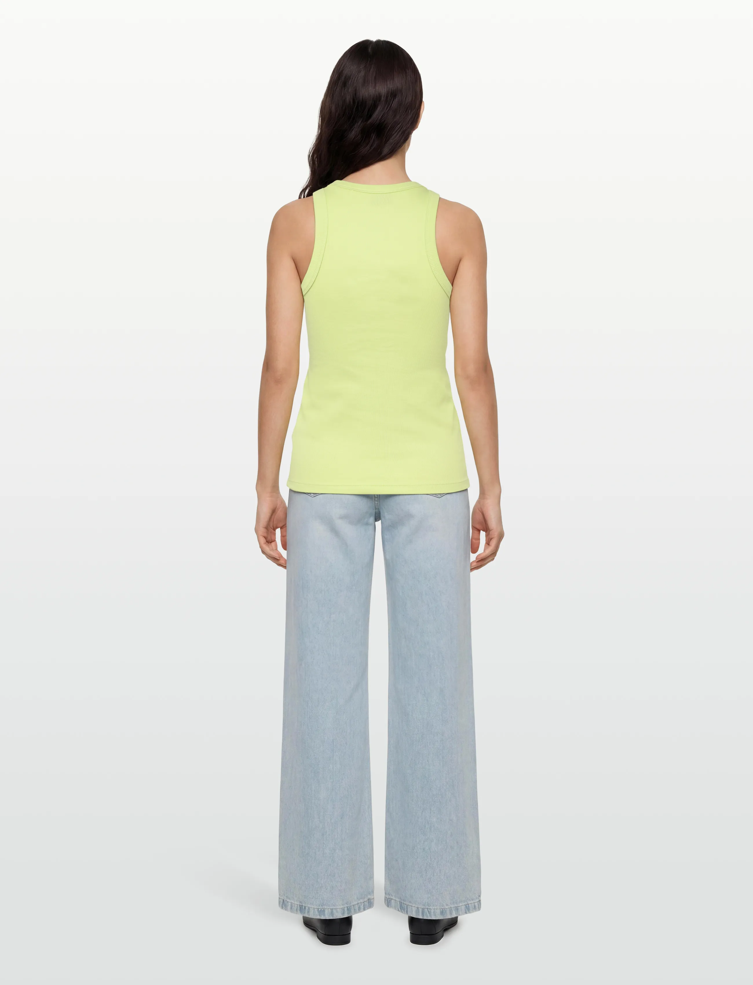 HUGO BLUE - Easy Tank_B - linnen - bright green - 4