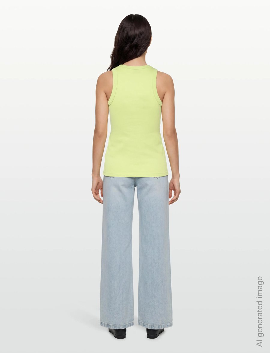 HUGO BLUE - Easy Tank_B - sleeveless tops - bright green - 4