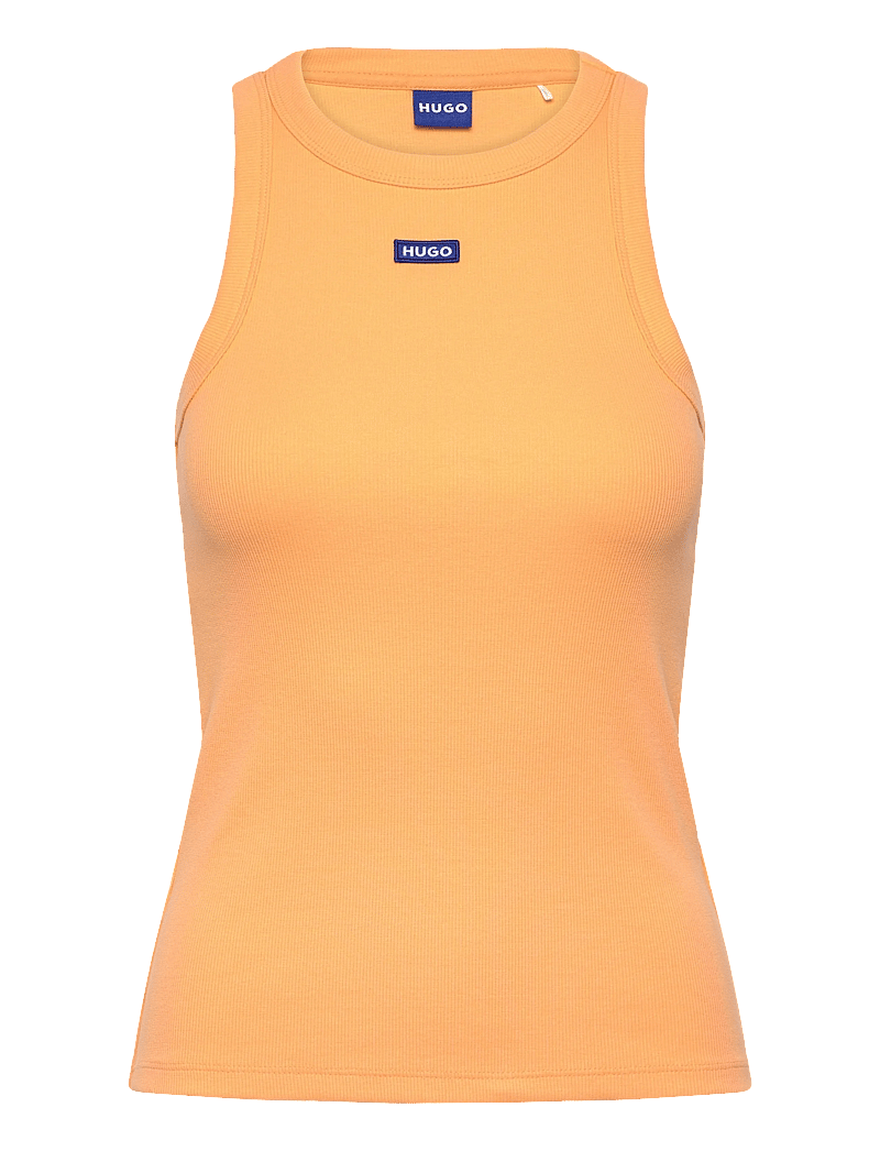 HUGO BLUE - Easy Tank_B - sleeveless tops - light/pastel orange - 0