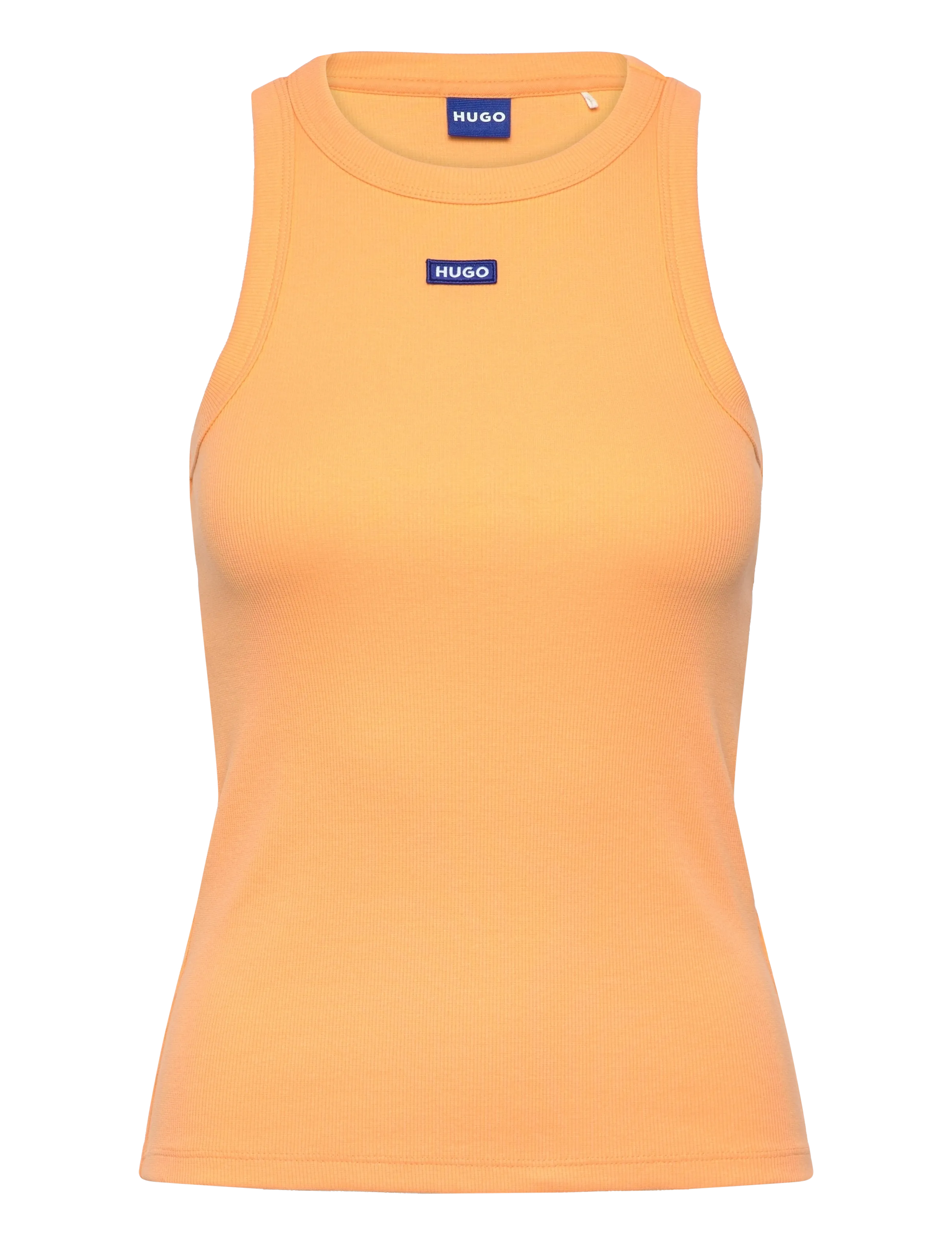HUGO BLUE Easy Tank_B - Riided - LIGHT/PASTEL ORANGE / orange