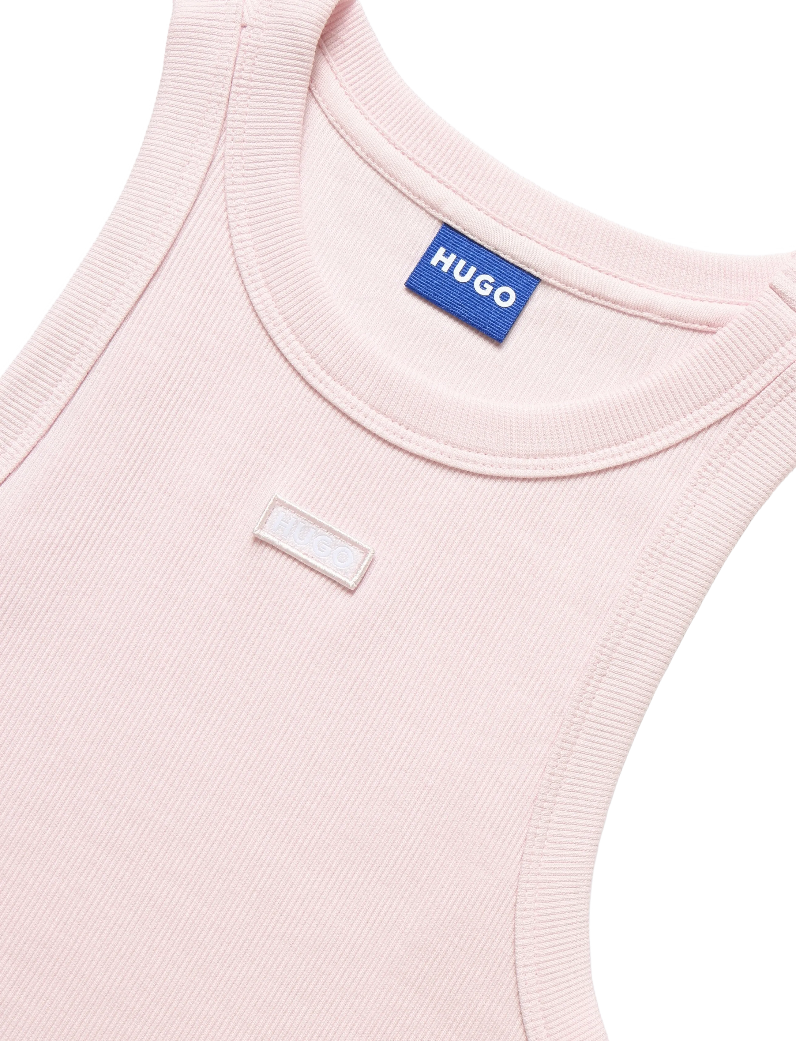 HUGO BLUE - Easy Tank_B - linnen - light/pastel pink - 2