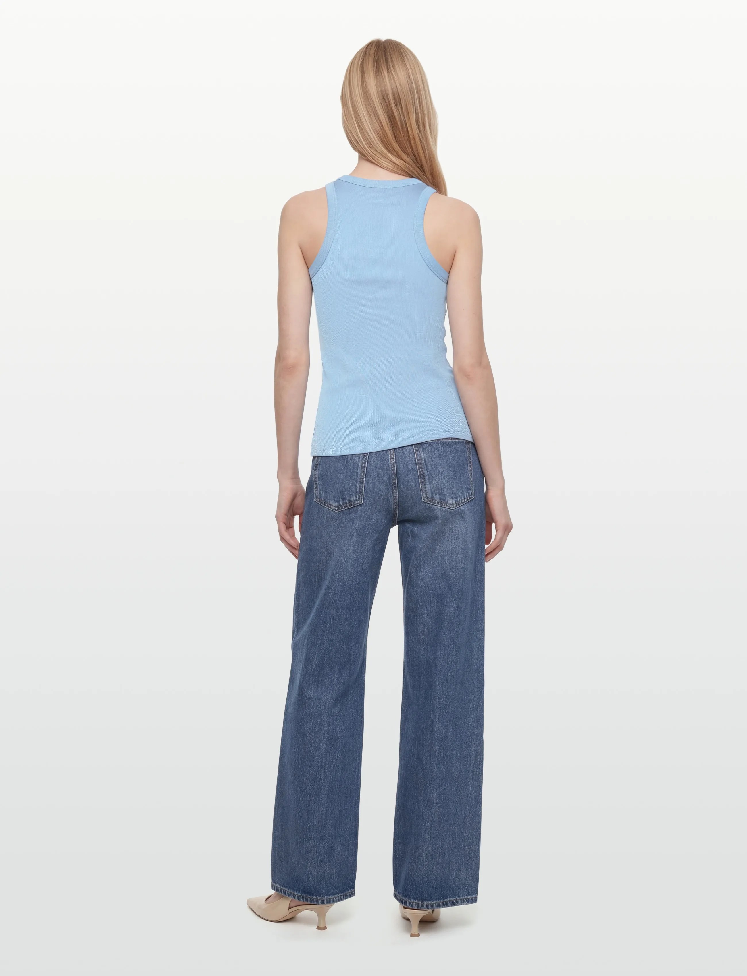HUGO BLUE - Easy Tank_B - tanktops - open blue - 4