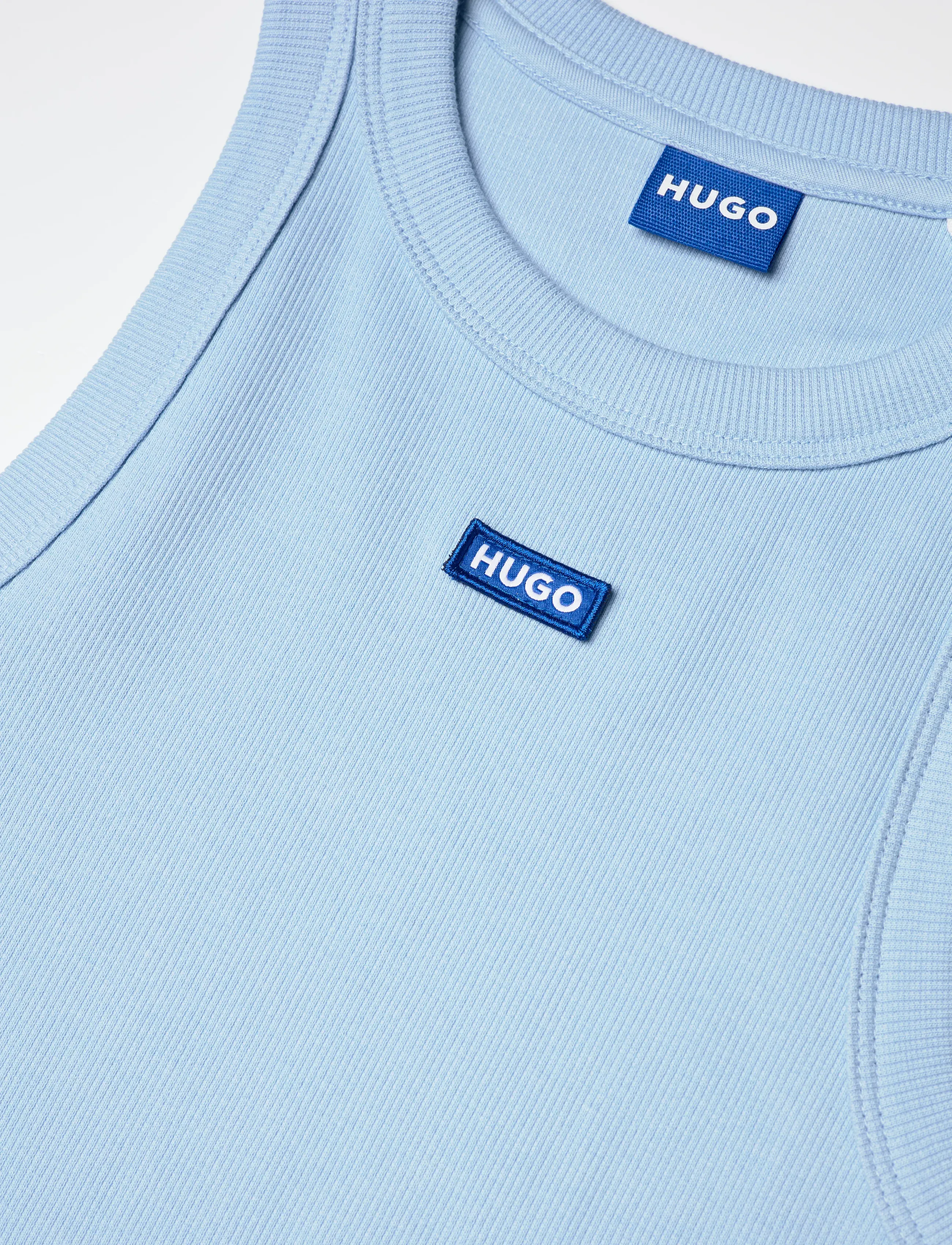 HUGO BLUE - Easy Tank_B - tanktops - open blue - 5