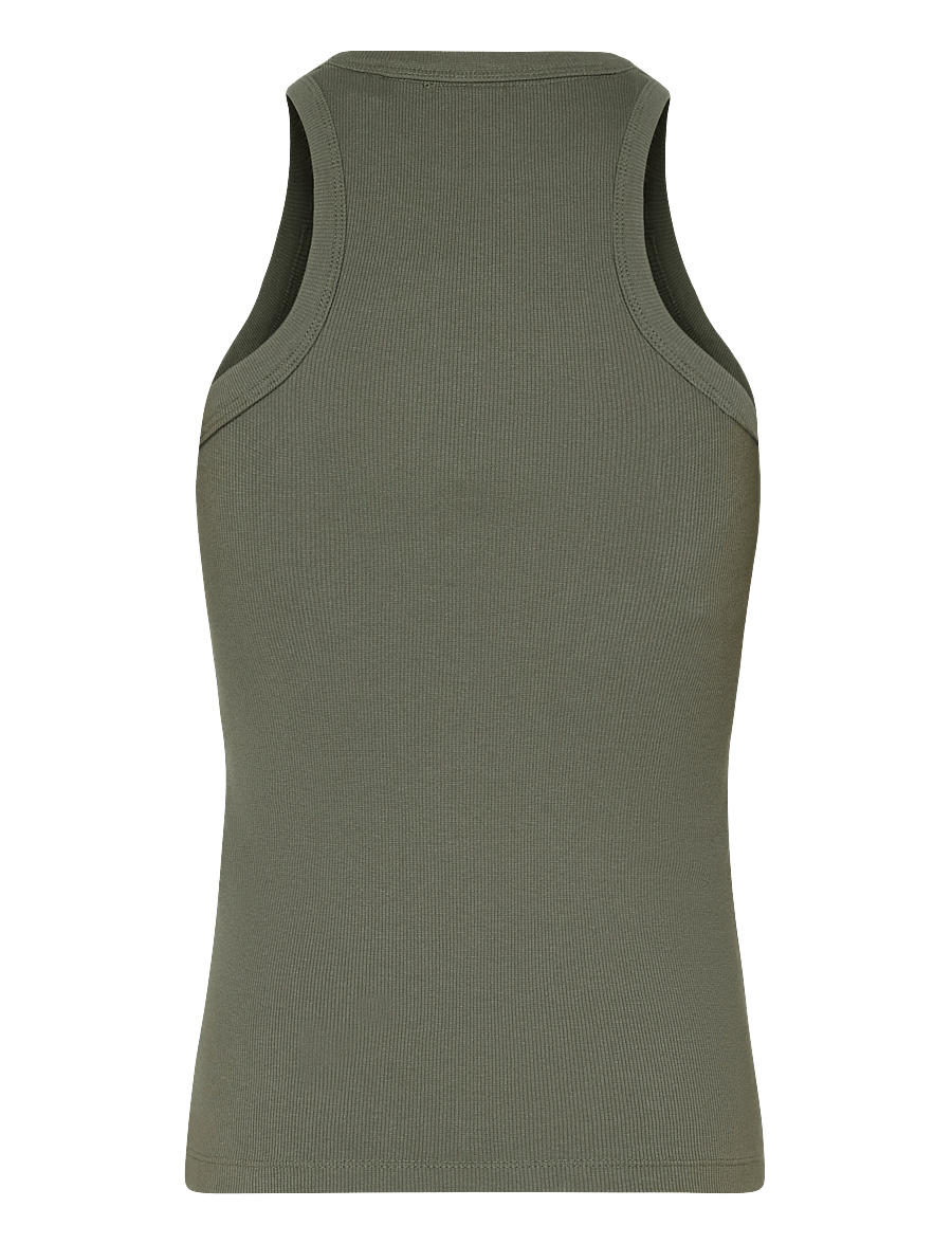 HUGO BLUE - Easy Tank_B - linnen - open green - 1