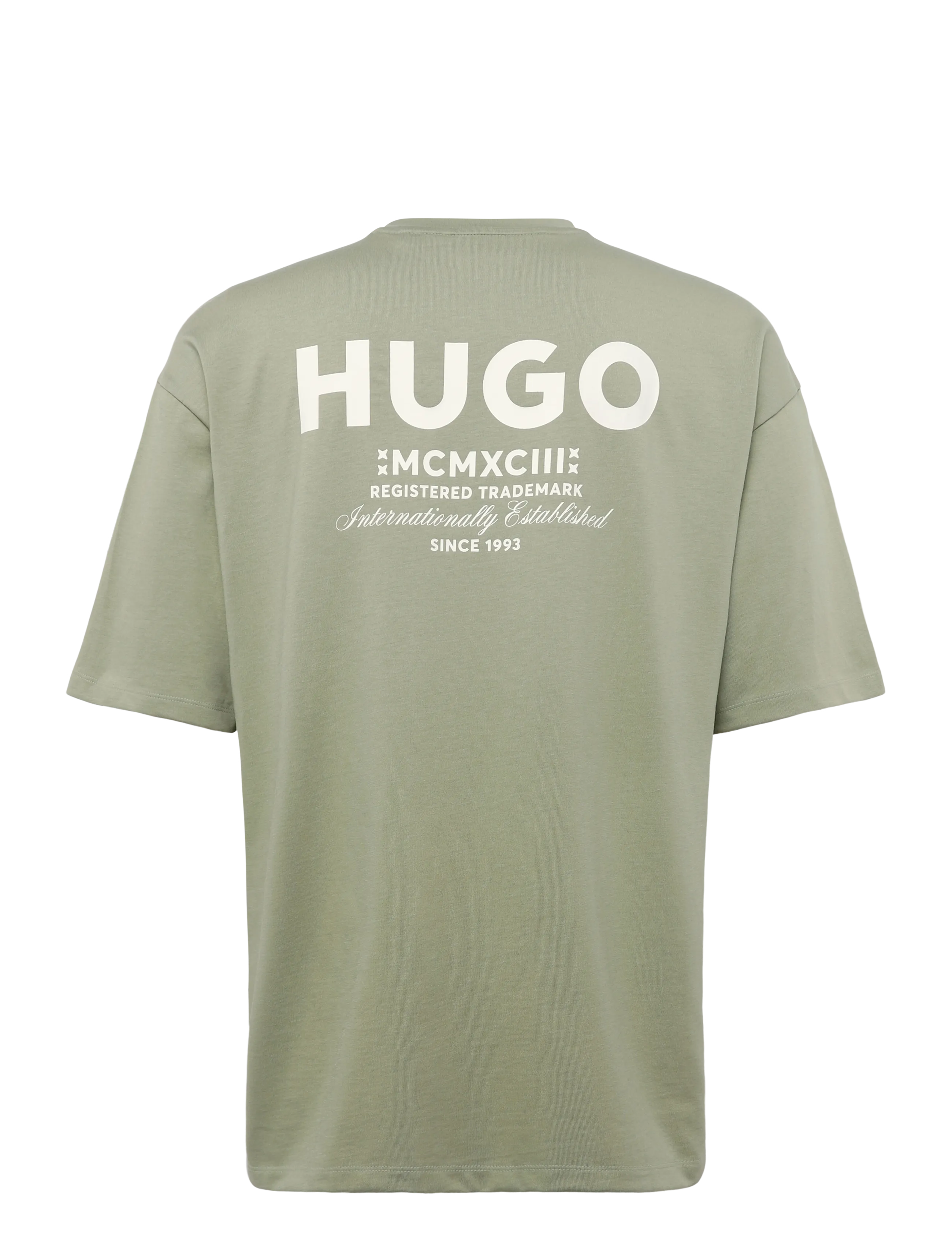 HUGO BLUE - Nalono - short-sleeved t-shirts - beige overflow - 1