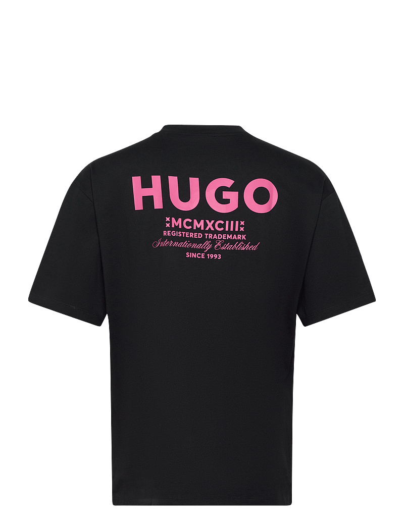 HUGO BLUE - Nalono - kortærmede t-shirts - black - 1