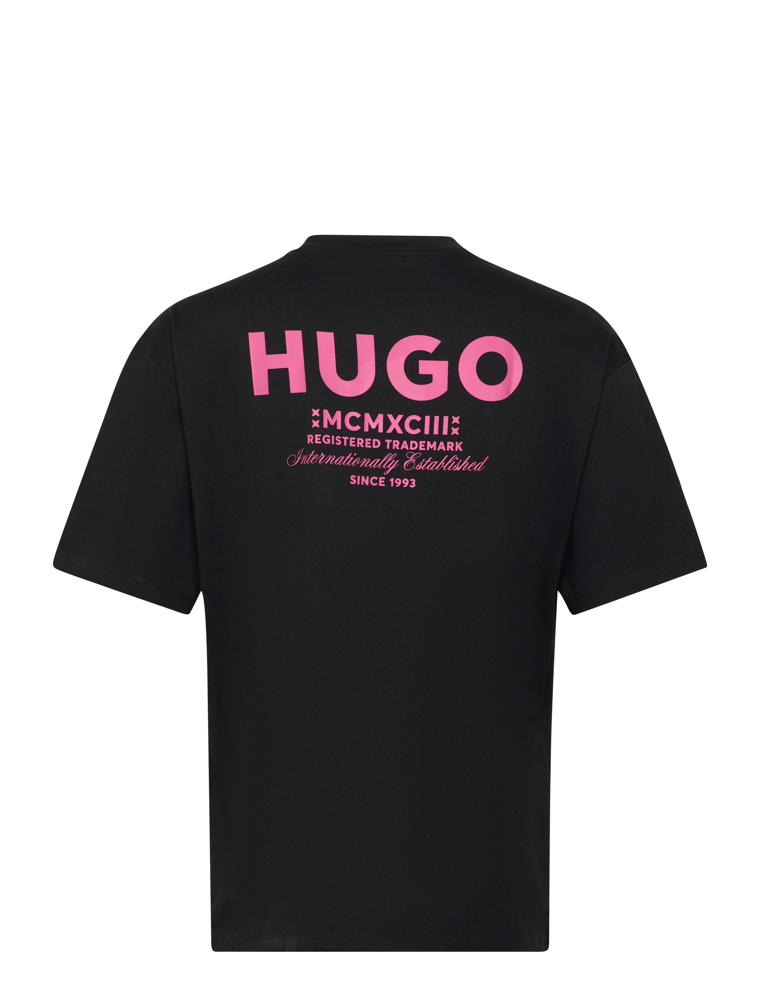 HUGO BLUE - Nalono - kortærmede t-shirts - black - 1