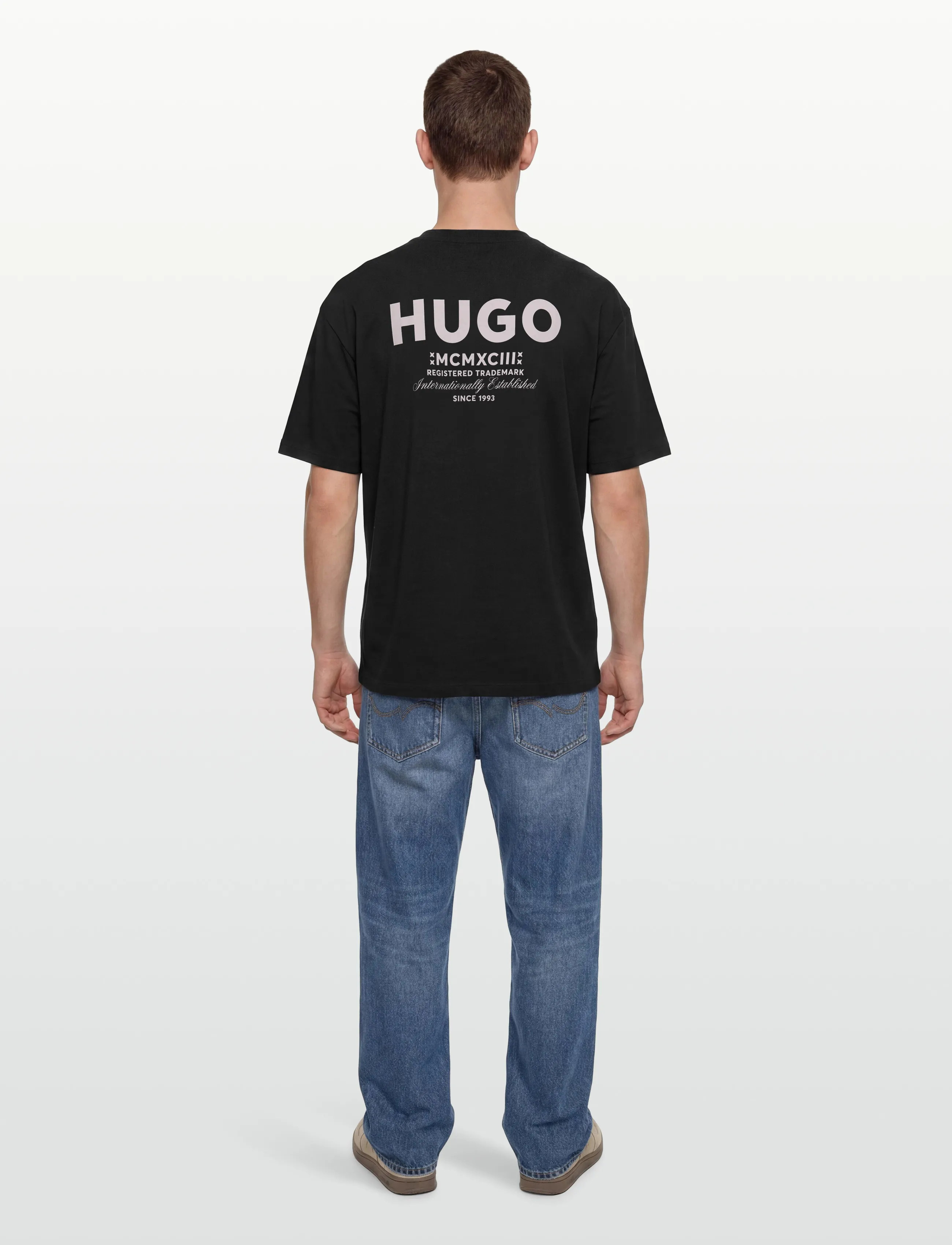 HUGO BLUE - Nalono - kurzärmelige - black - 4