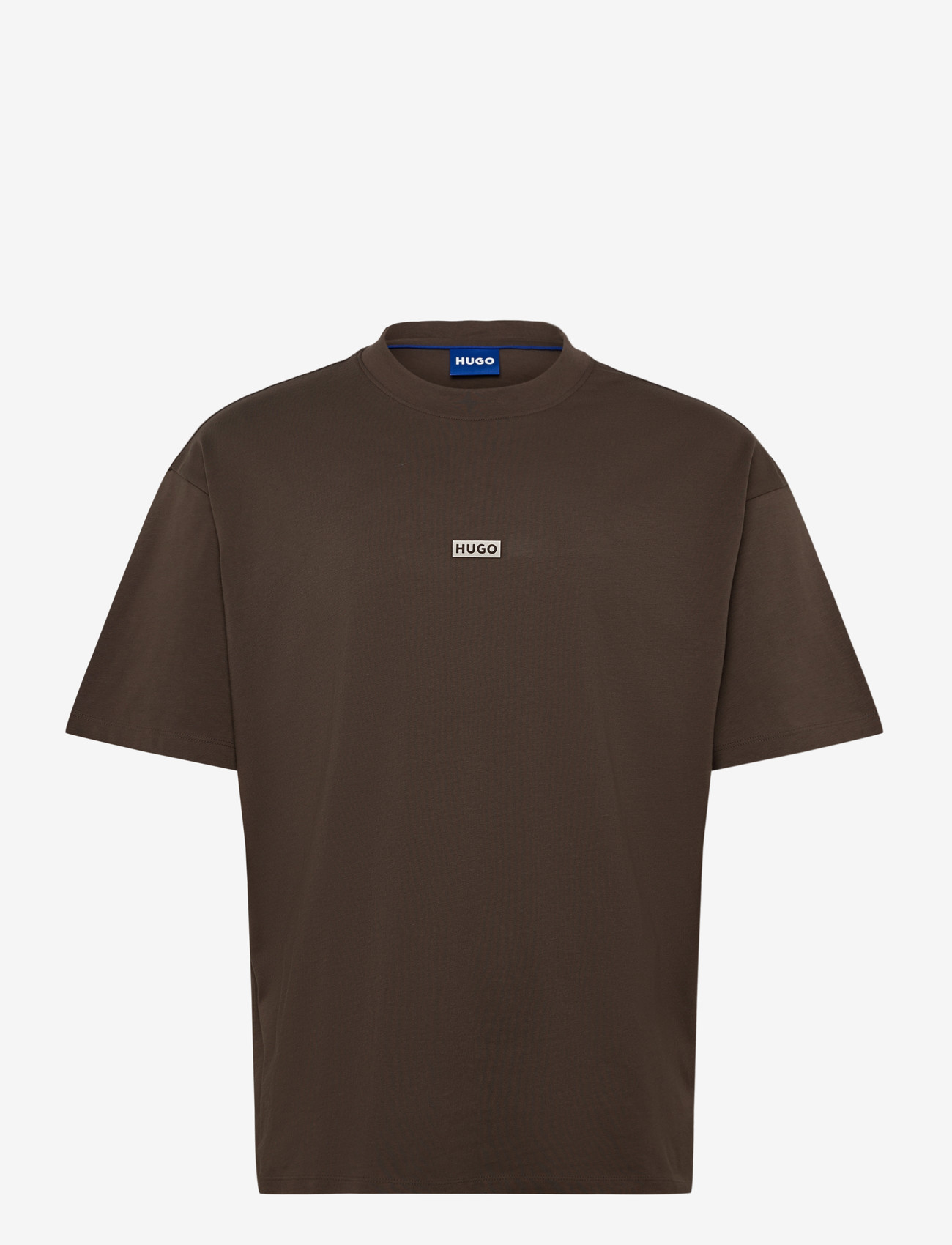 HUGO BLUE - Nalono - kurzärmelig - dark brown - 0