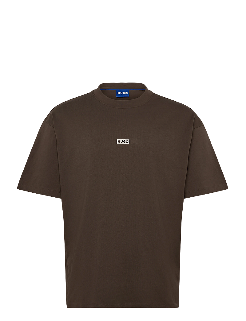 HUGO BLUE - Nalono - kurzärmelig - dark brown - 0