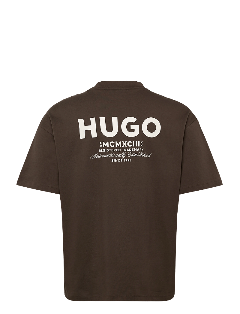 HUGO BLUE - Nalono - kurzärmelig - dark brown - 1