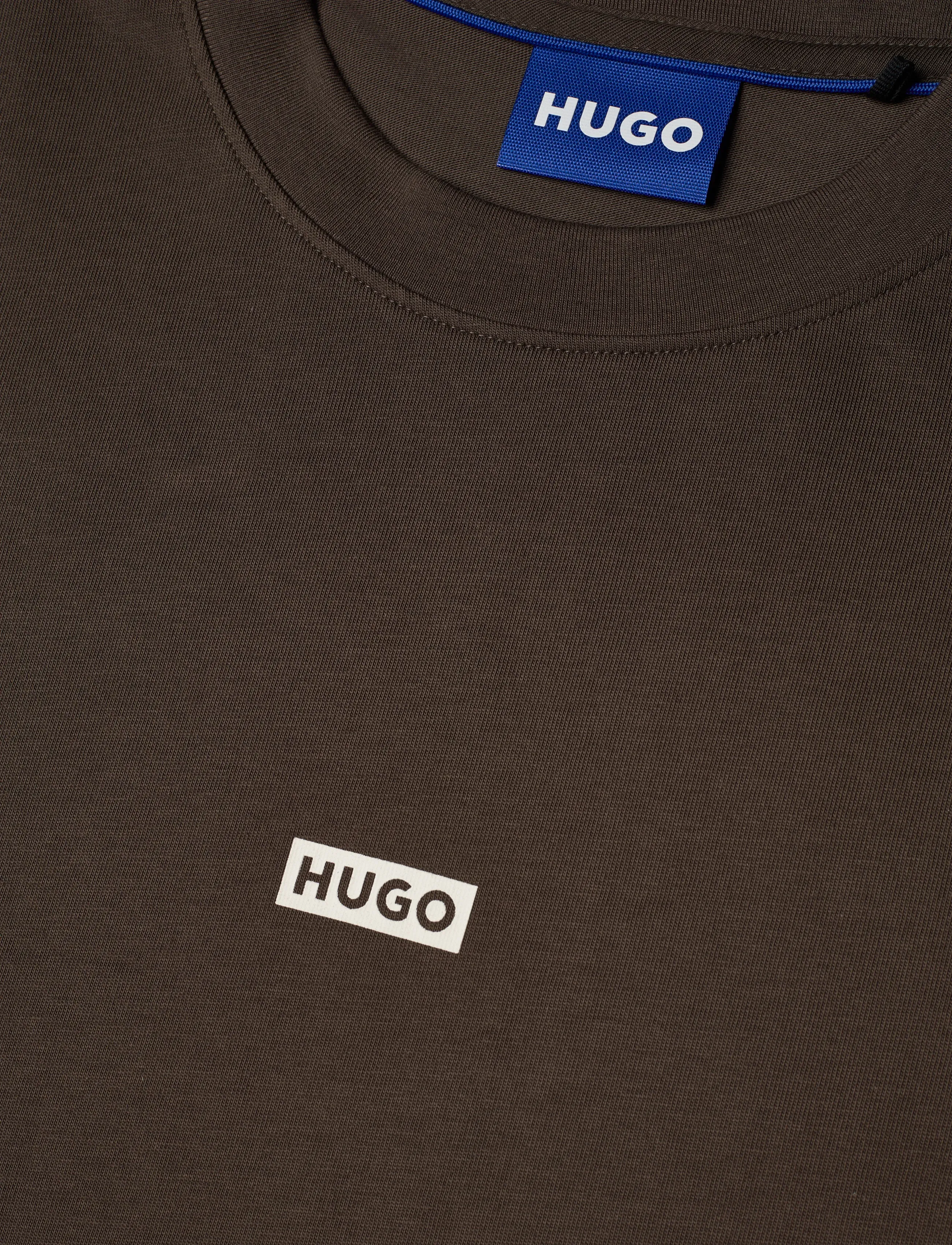 HUGO BLUE - Nalono - kurzärmelig - dark brown - 2