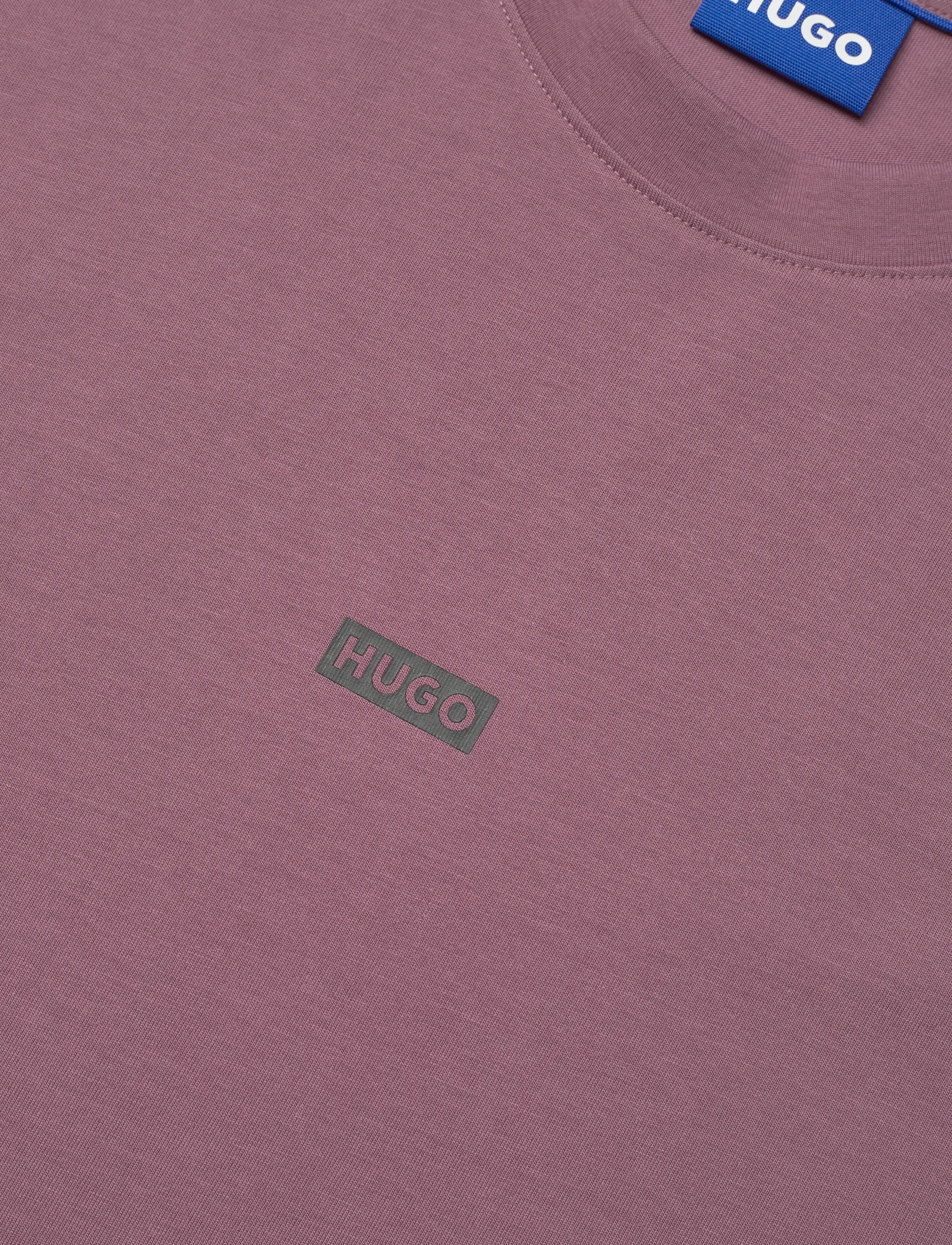HUGO BLUE - Nalono - kortærmede t-shirts - dark pink - 2