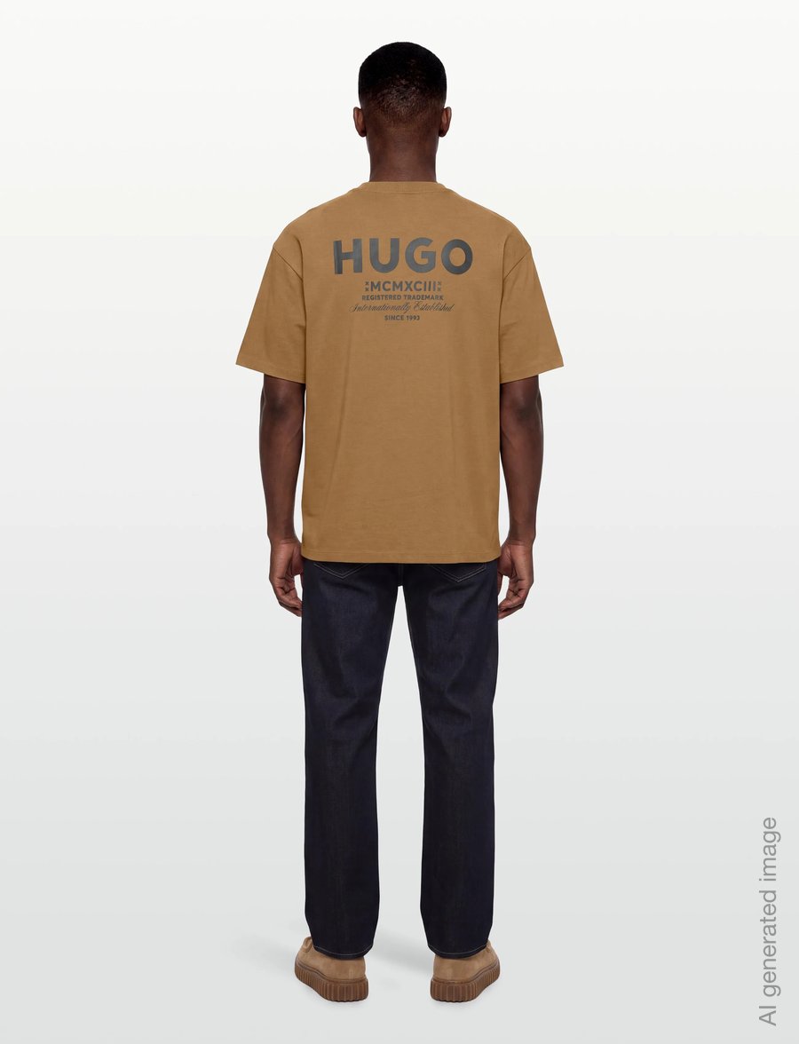 HUGO BLUE - Nalono - kortärmade t-shirts - open green - 4