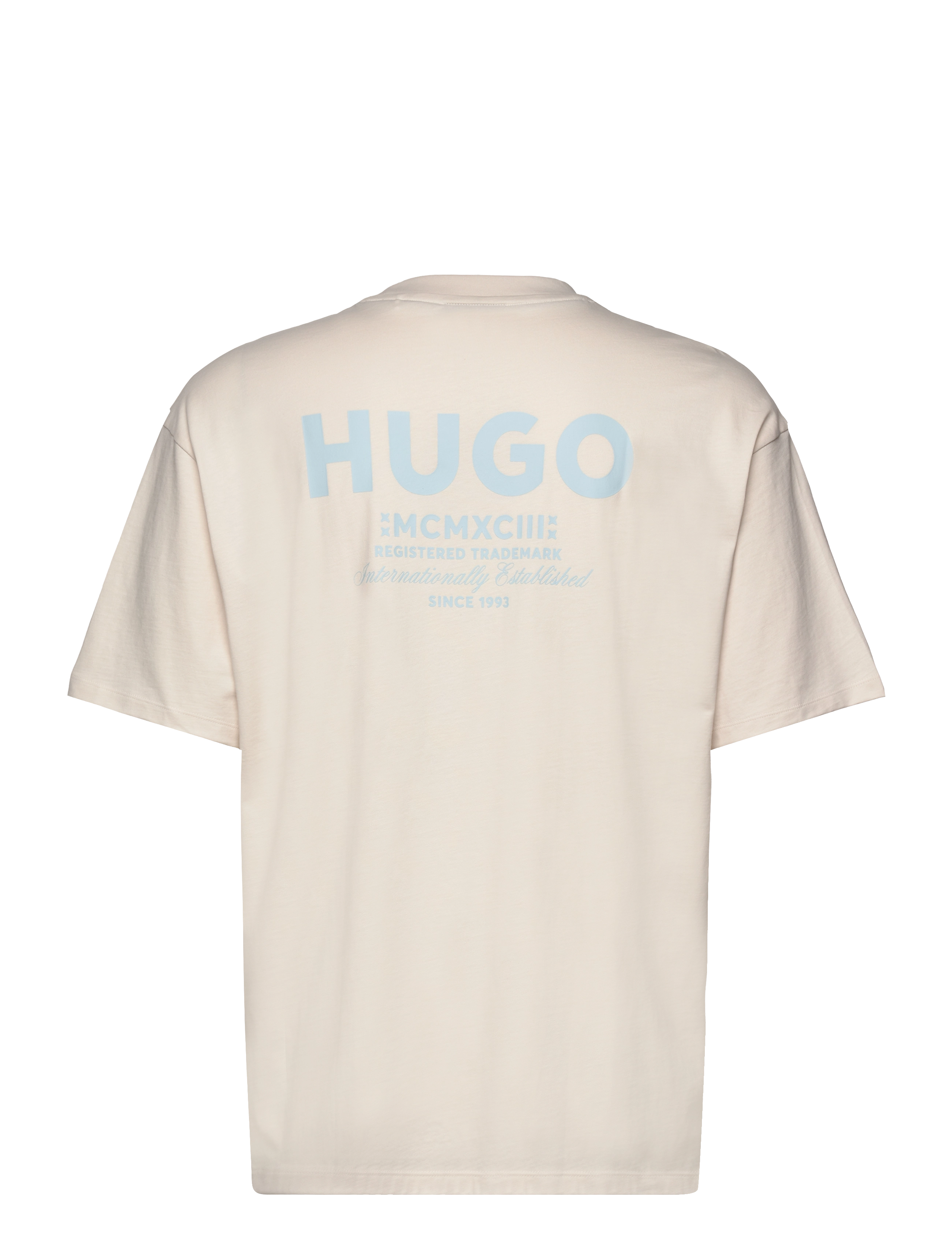 HUGO BLUE - Nalono - kortærmede t-shirts - open white - 1