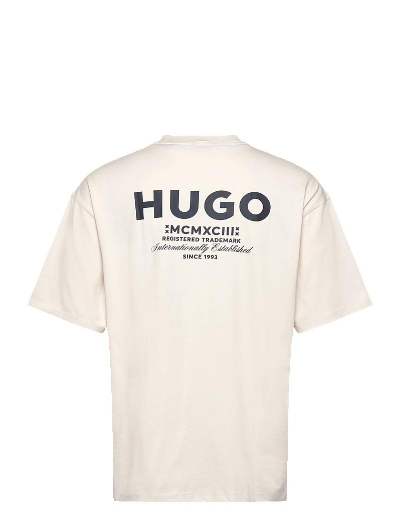 HUGO BLUE - Nalono - kortärmade t-shirts - open white - 1