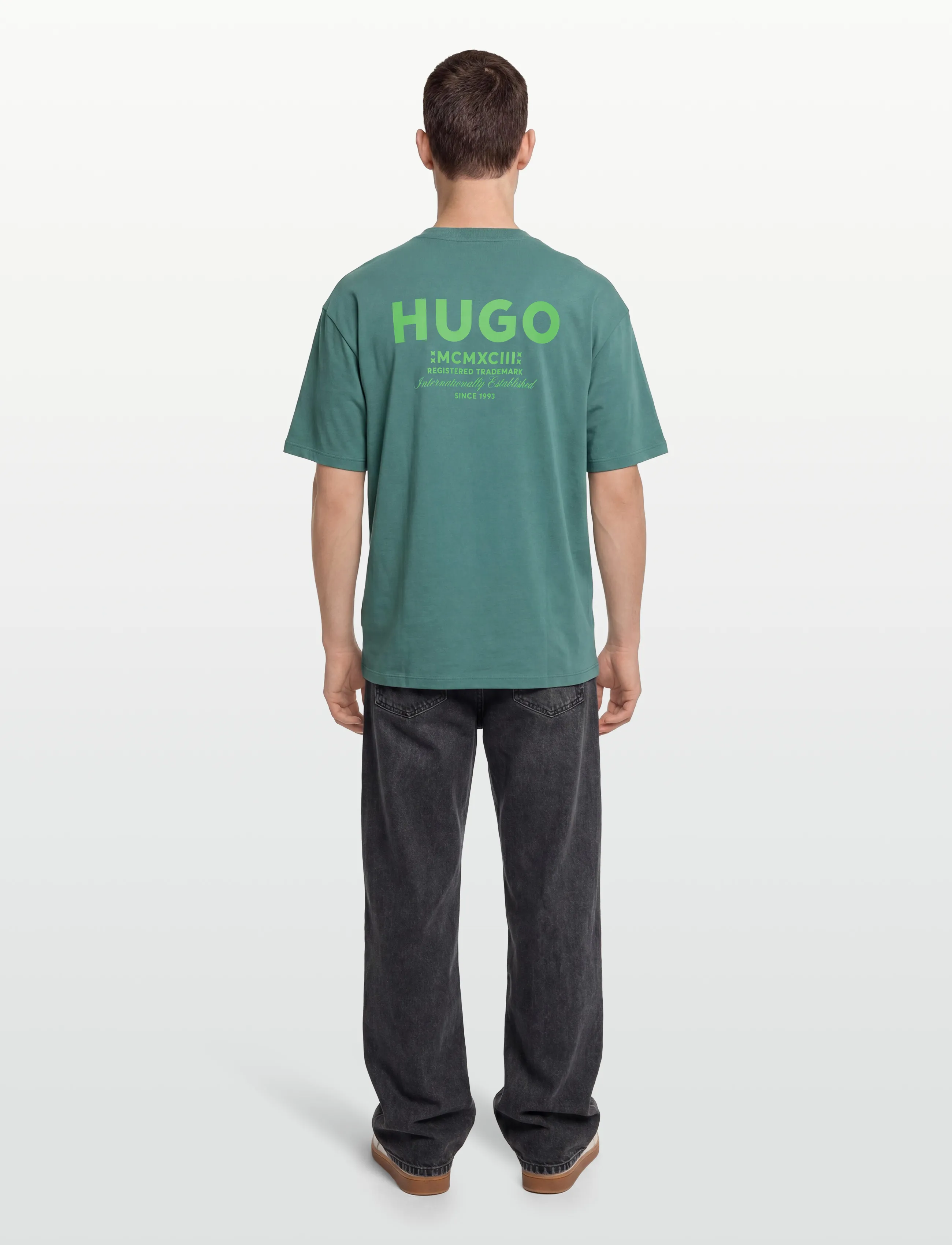 HUGO BLUE - Nalono - short-sleeved t-shirts - turquoise/aqua - 5