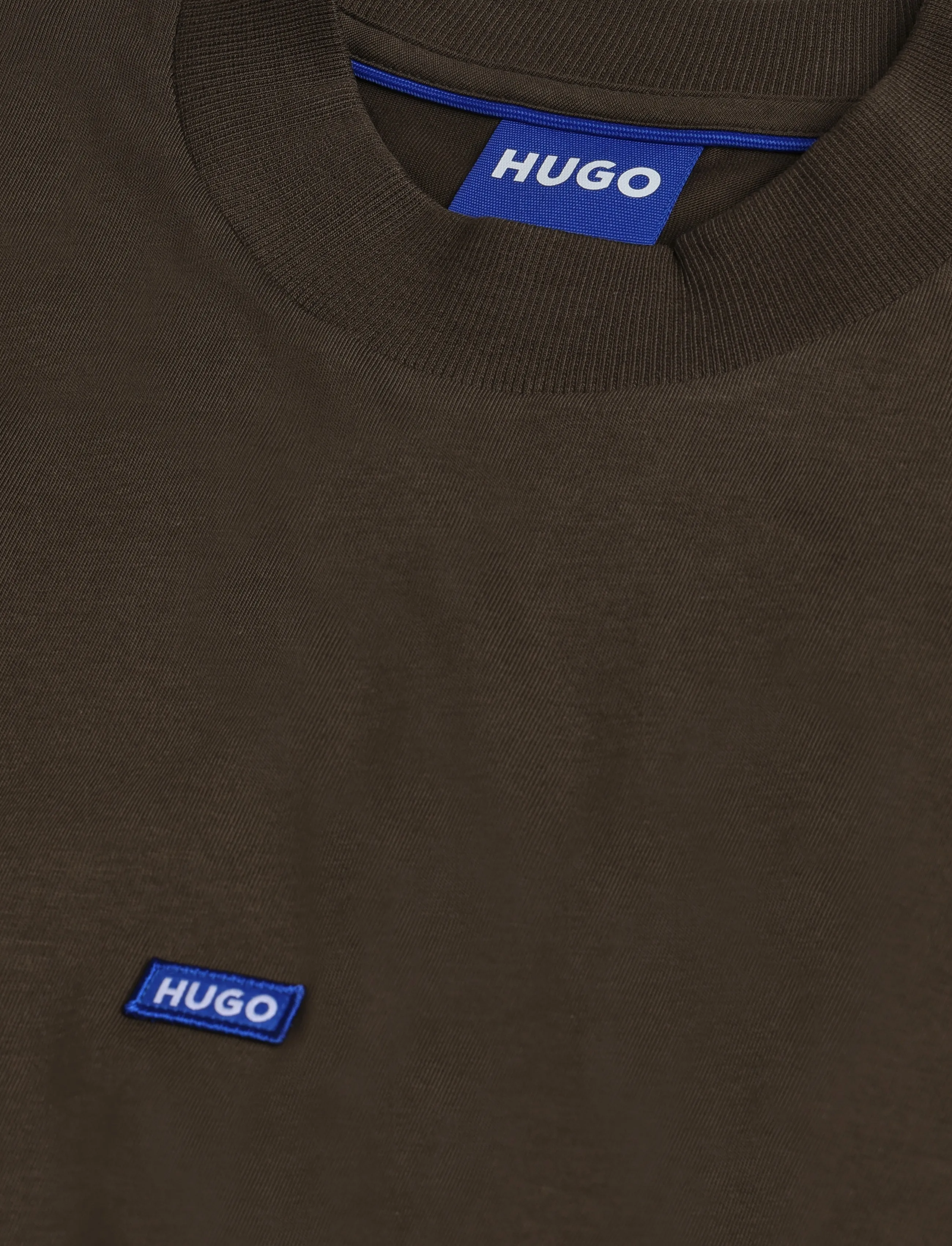 HUGO BLUE - Nieros - short-sleeved t-shirts - dark brown - 2
