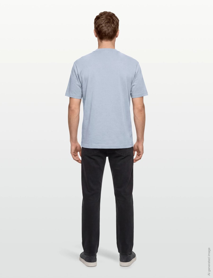 HUGO BLUE - Nieros - kurzärmelige t-shirts - light/pastel blue - 4