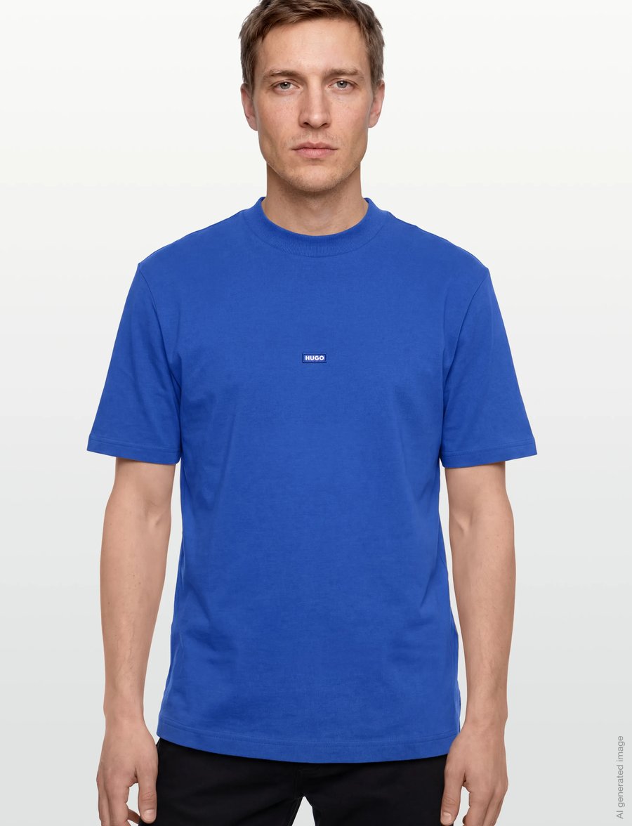 HUGO BLUE - Nieros - kurzärmelige t-shirts - open blue - 3