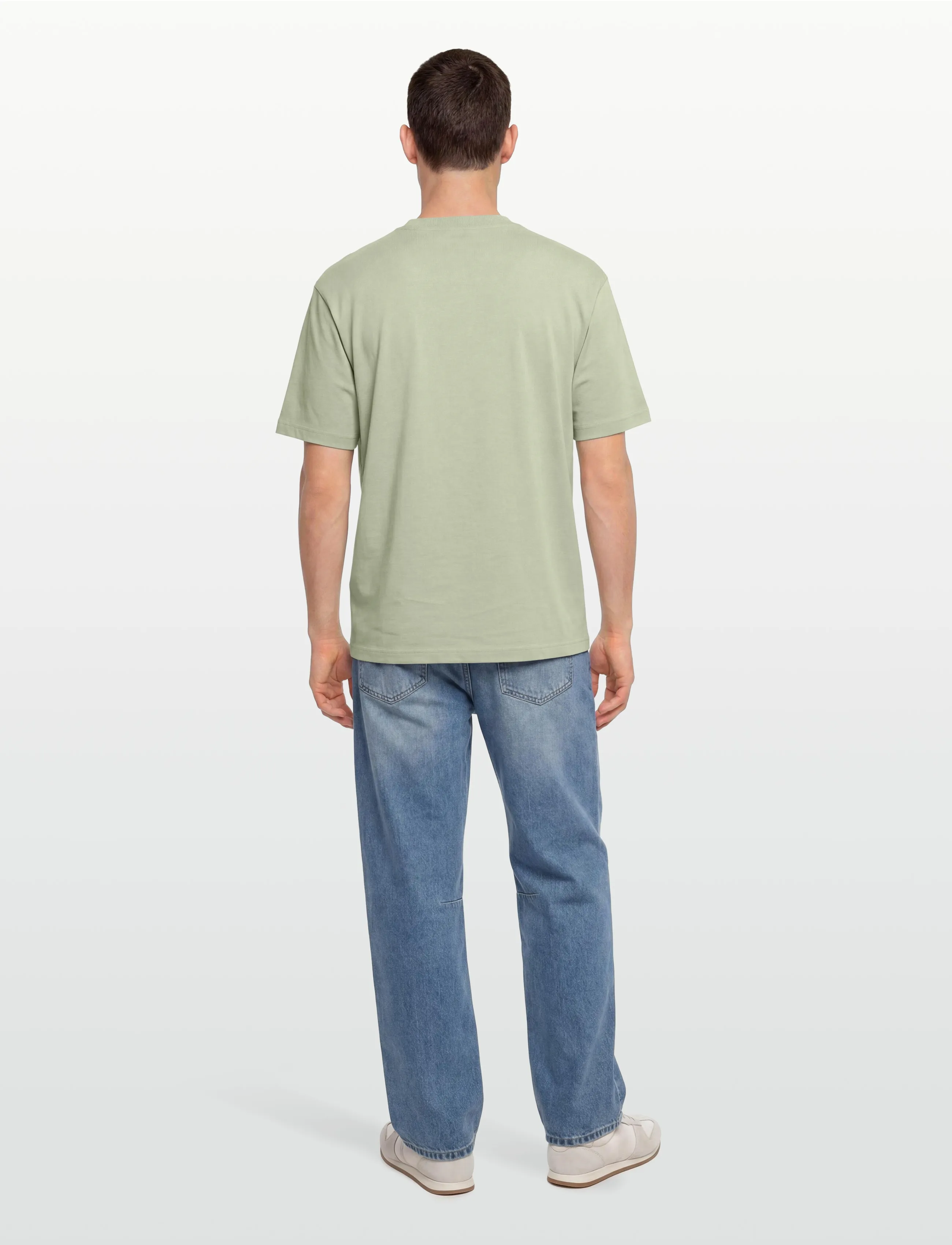 HUGO BLUE - Nieros - short-sleeved t-shirts - open green - 4