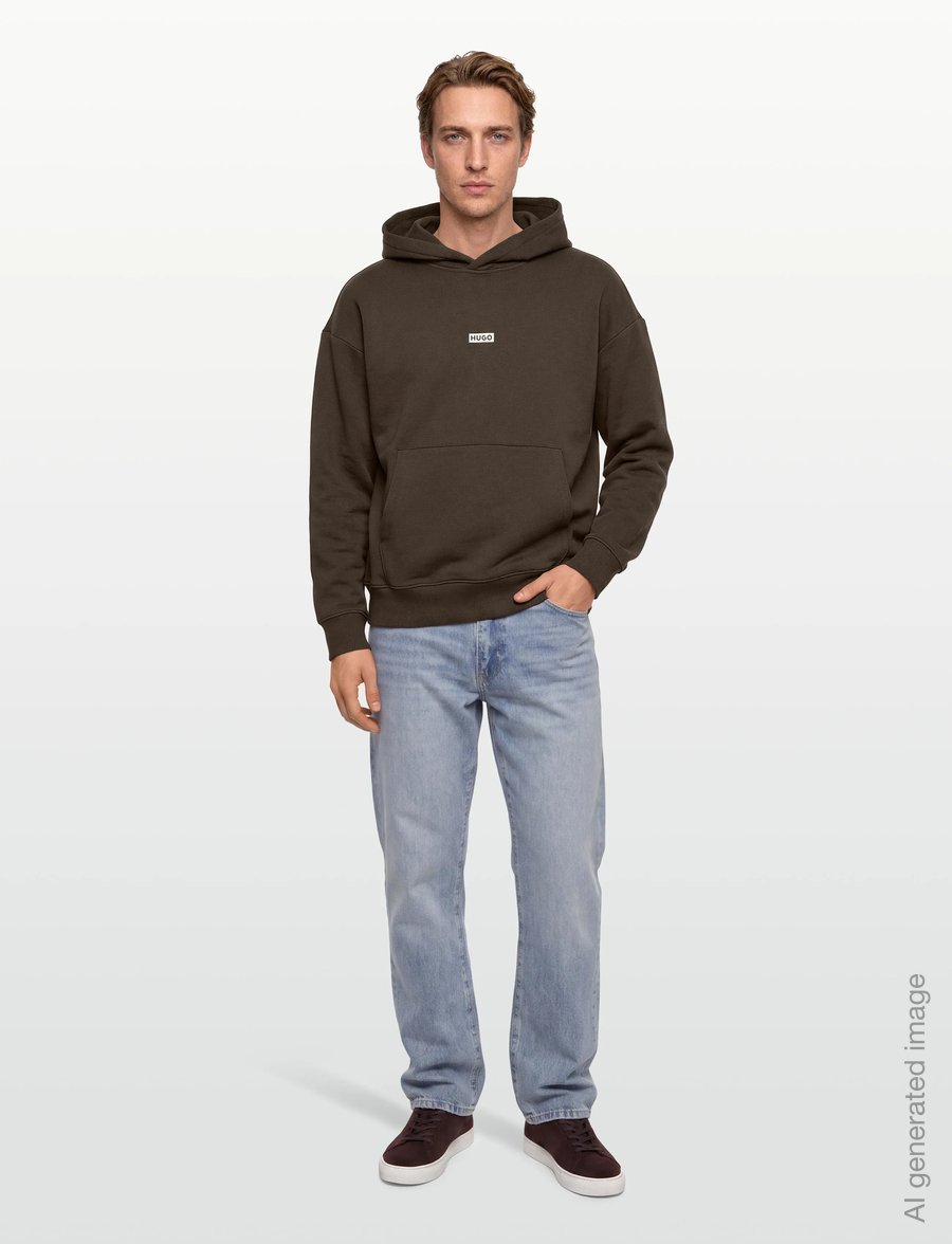 HUGO BLUE - Nazardo - hættetrøjer - dark brown - 0