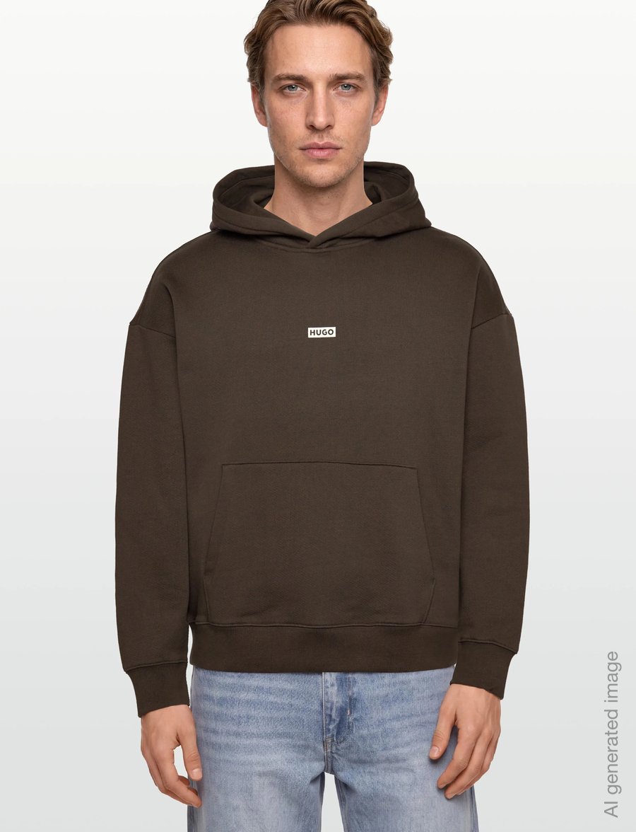 HUGO BLUE - Nazardo - hættetrøjer - dark brown - 3