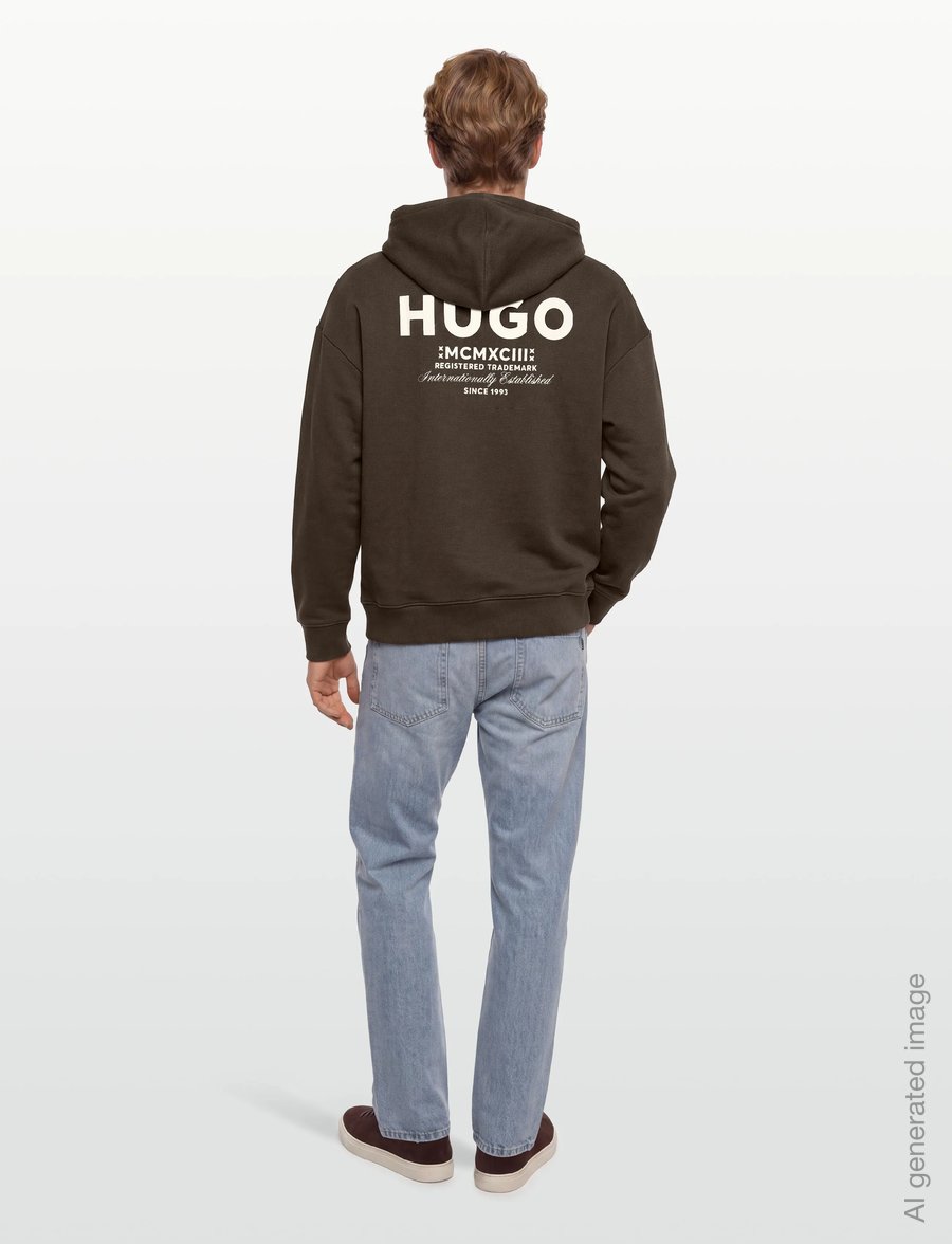 HUGO BLUE - Nazardo - hættetrøjer - dark brown - 4