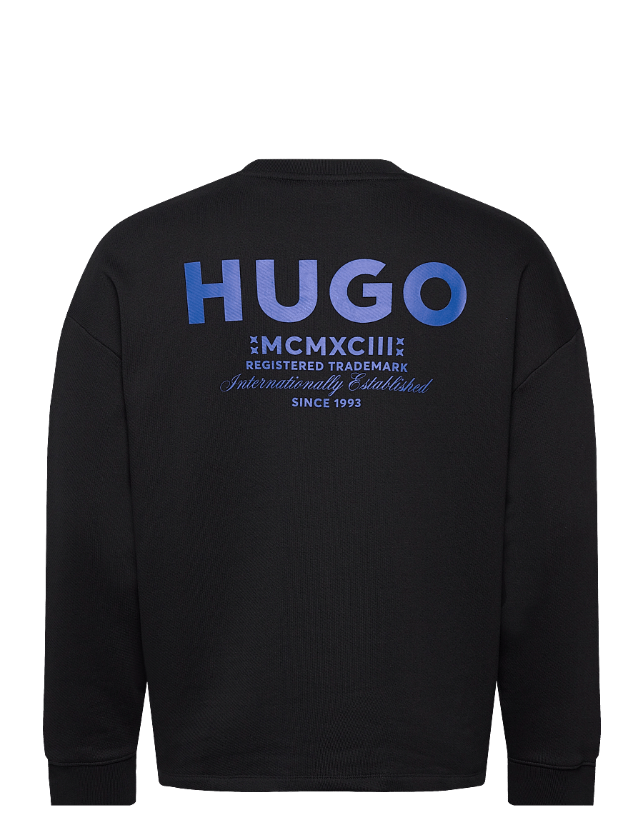 HUGO BLUE - Naviu - langärmelige t-shirts - black - 1