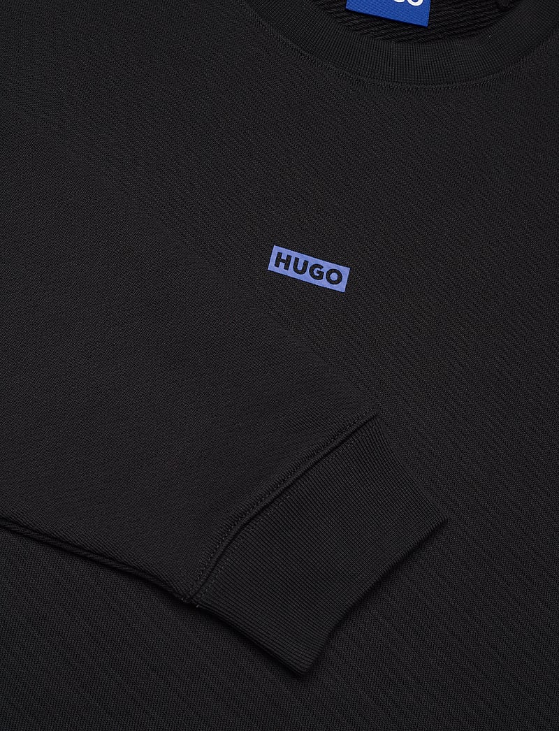 HUGO BLUE - Naviu - long-sleeved t-shirts - black - 2