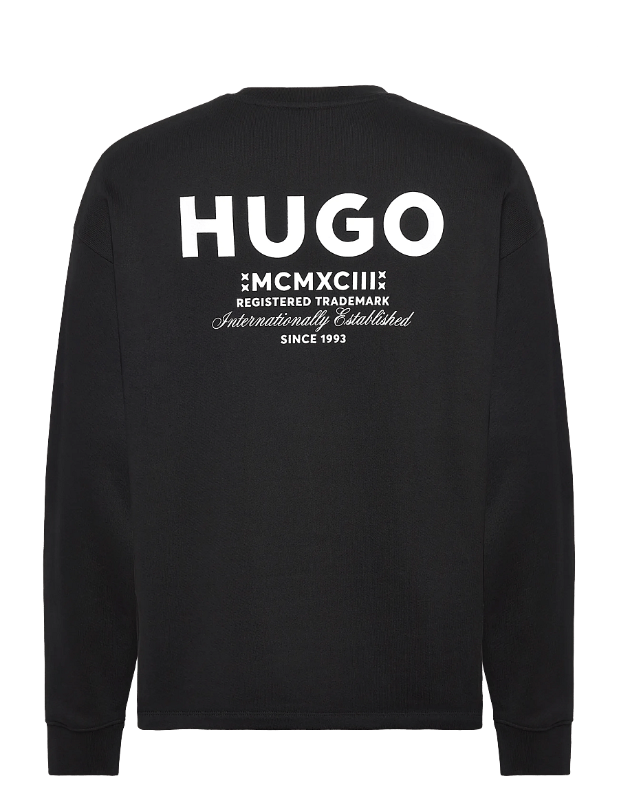 HUGO BLUE - Naviu - langärmelige t-shirts - black - 1