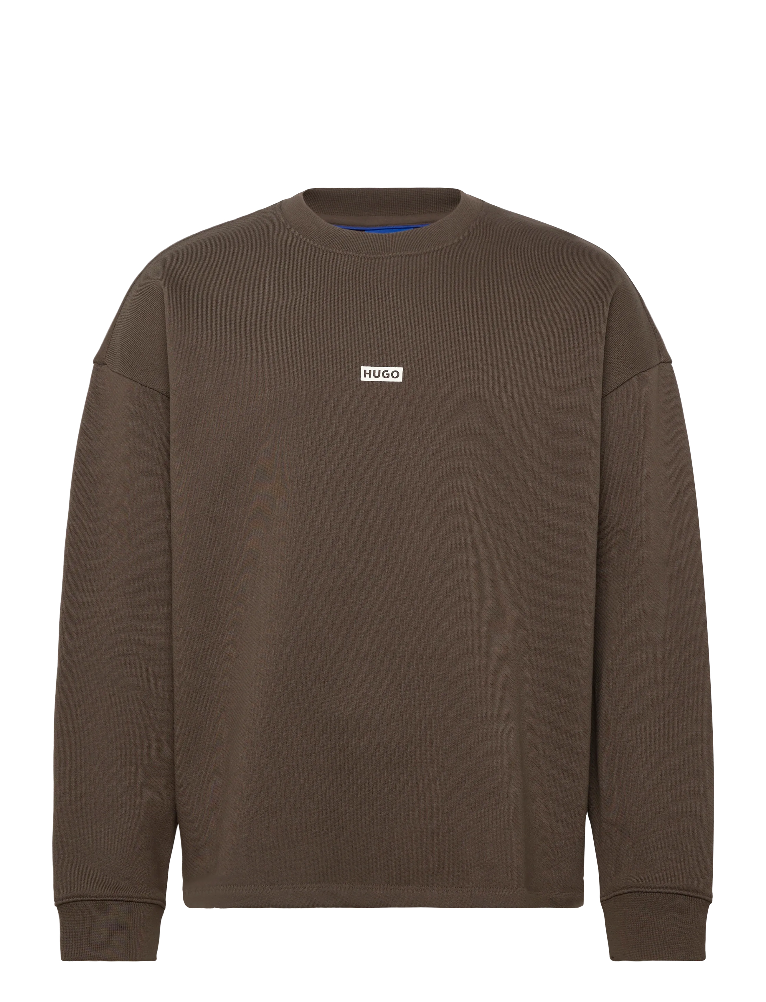 HUGO BLUE Naviu - Sweatshirts - DARK BROWN / brown