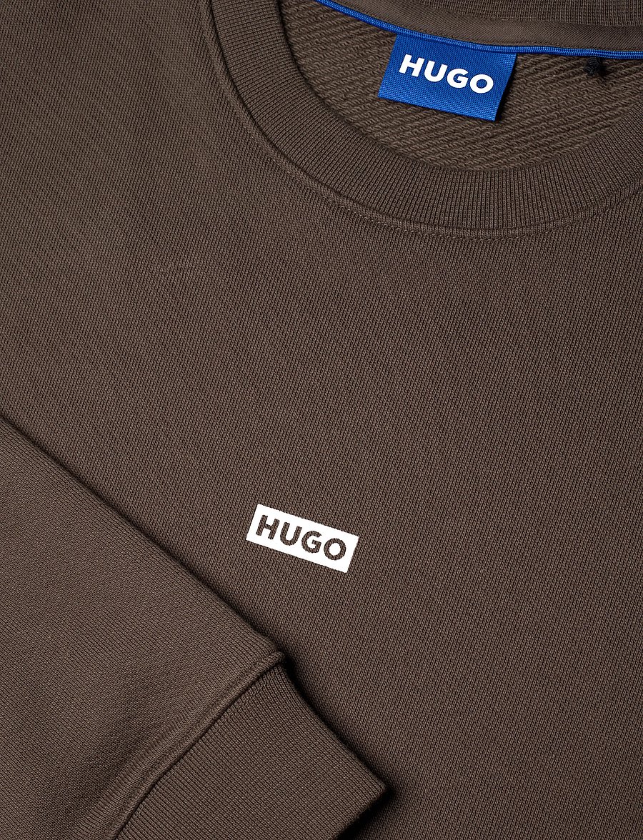 HUGO BLUE - Naviu - pikkade varrukatega t-särgid - dark brown - 2