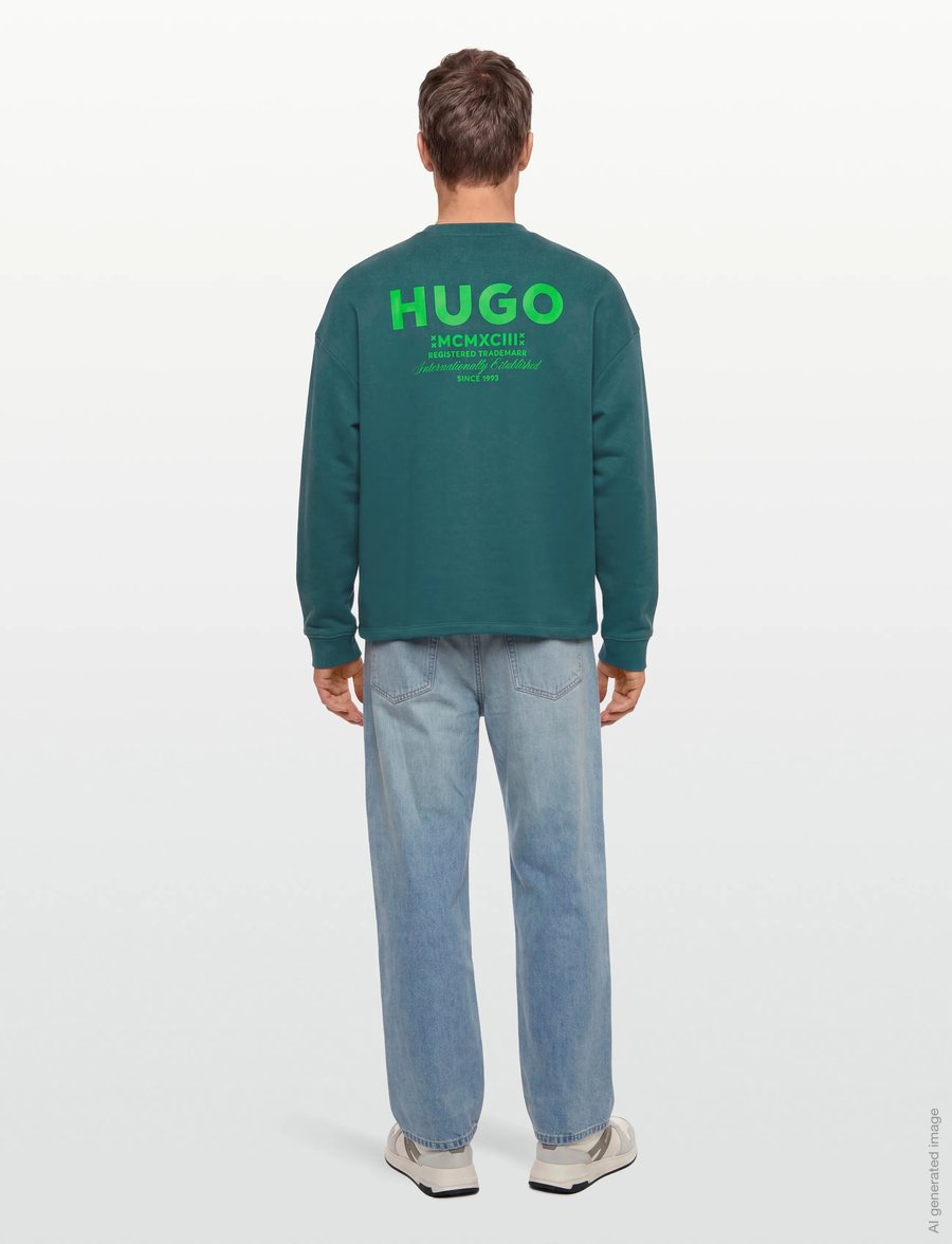 HUGO BLUE - Naviu - langärmelige t-shirts - turquoise/aqua - 4