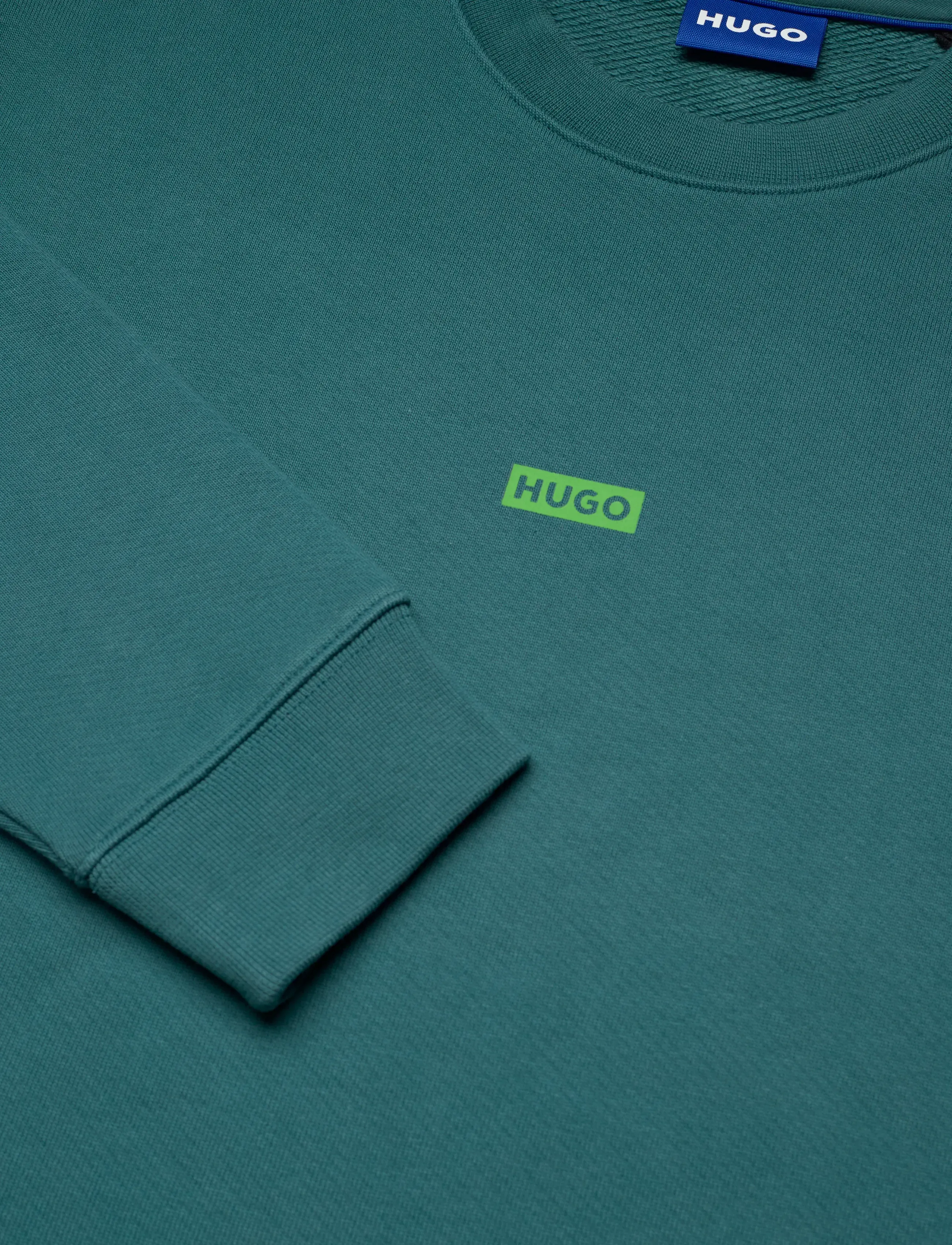 HUGO BLUE - Naviu - langærmede t-shirts - turquoise/aqua - 2