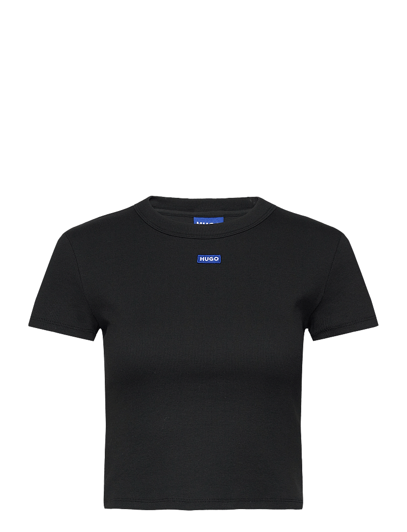 HUGO BLUE - Baby Tee_B - crop tops - black - 0