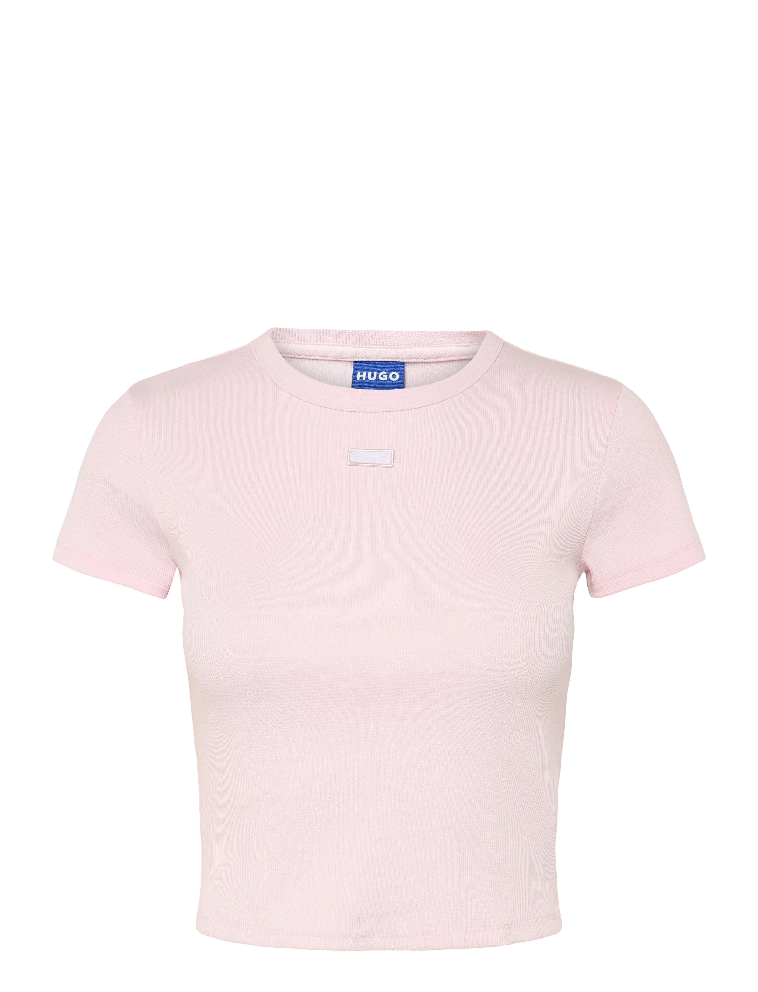 HUGO BLUE Baby Tee_B, XL, Pink, T-Shirts & Toppe > Kortærmede, Dame