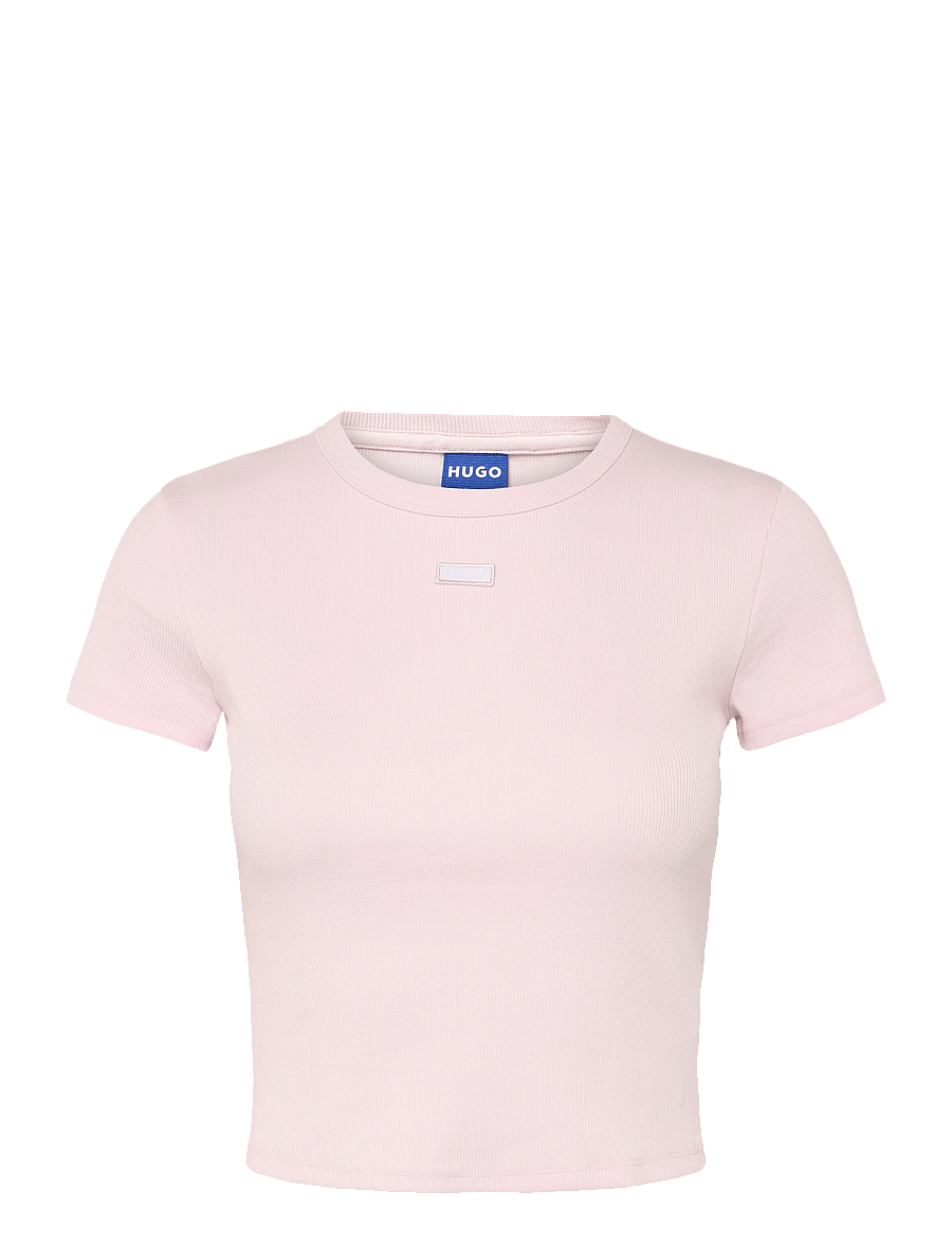 HUGO BLUE - Baby Tee_B - crop tops - light/pastel pink - 1